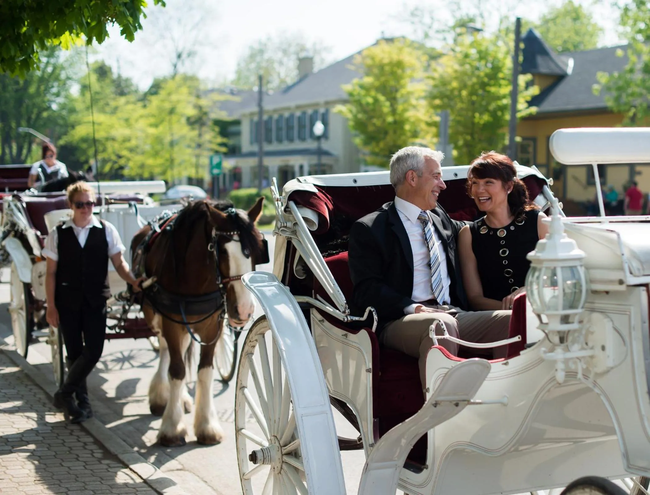 People in Queens Landing