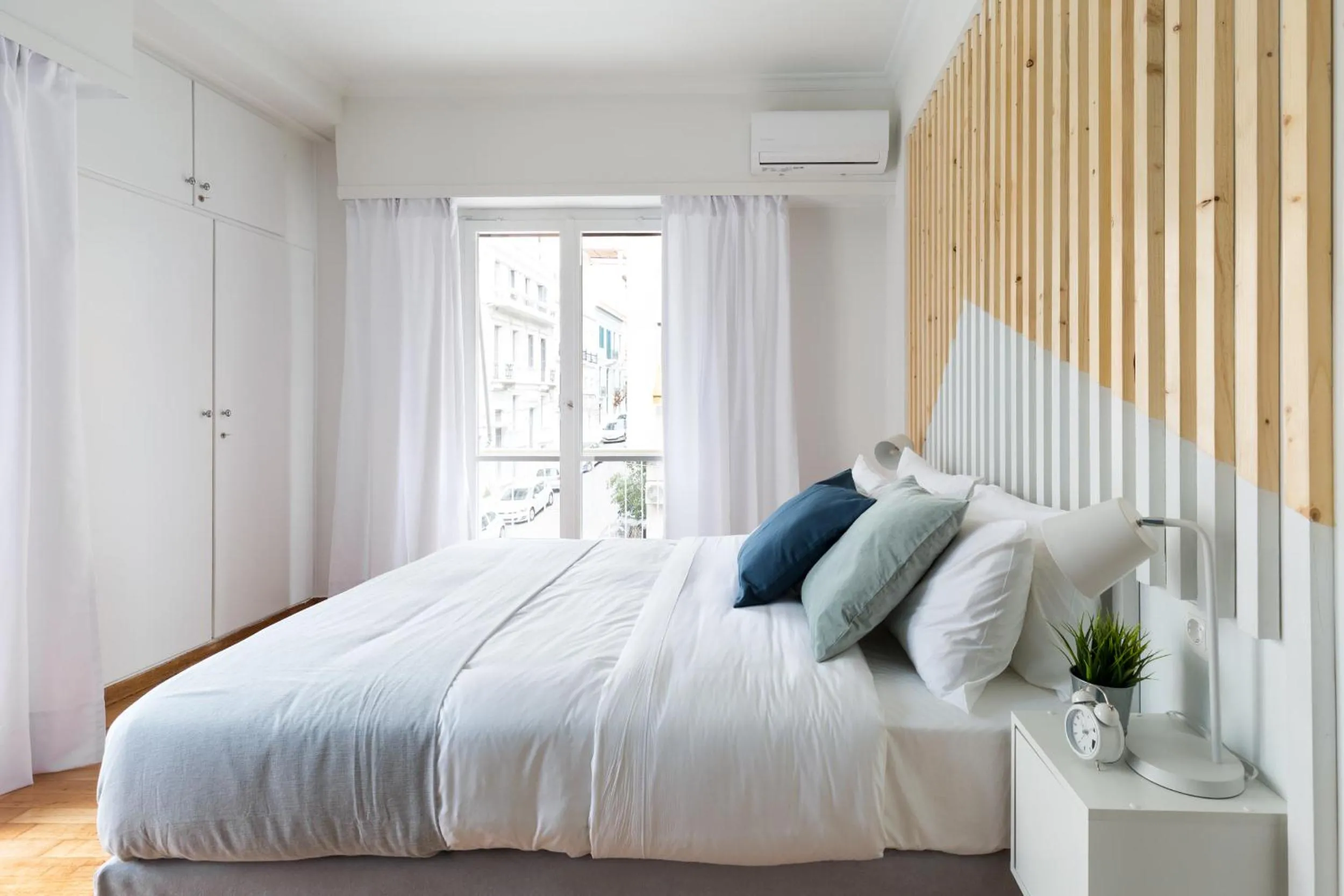 Bedroom, Bed in Acropolis Core Bright & Modern Apartment by UPSTREET