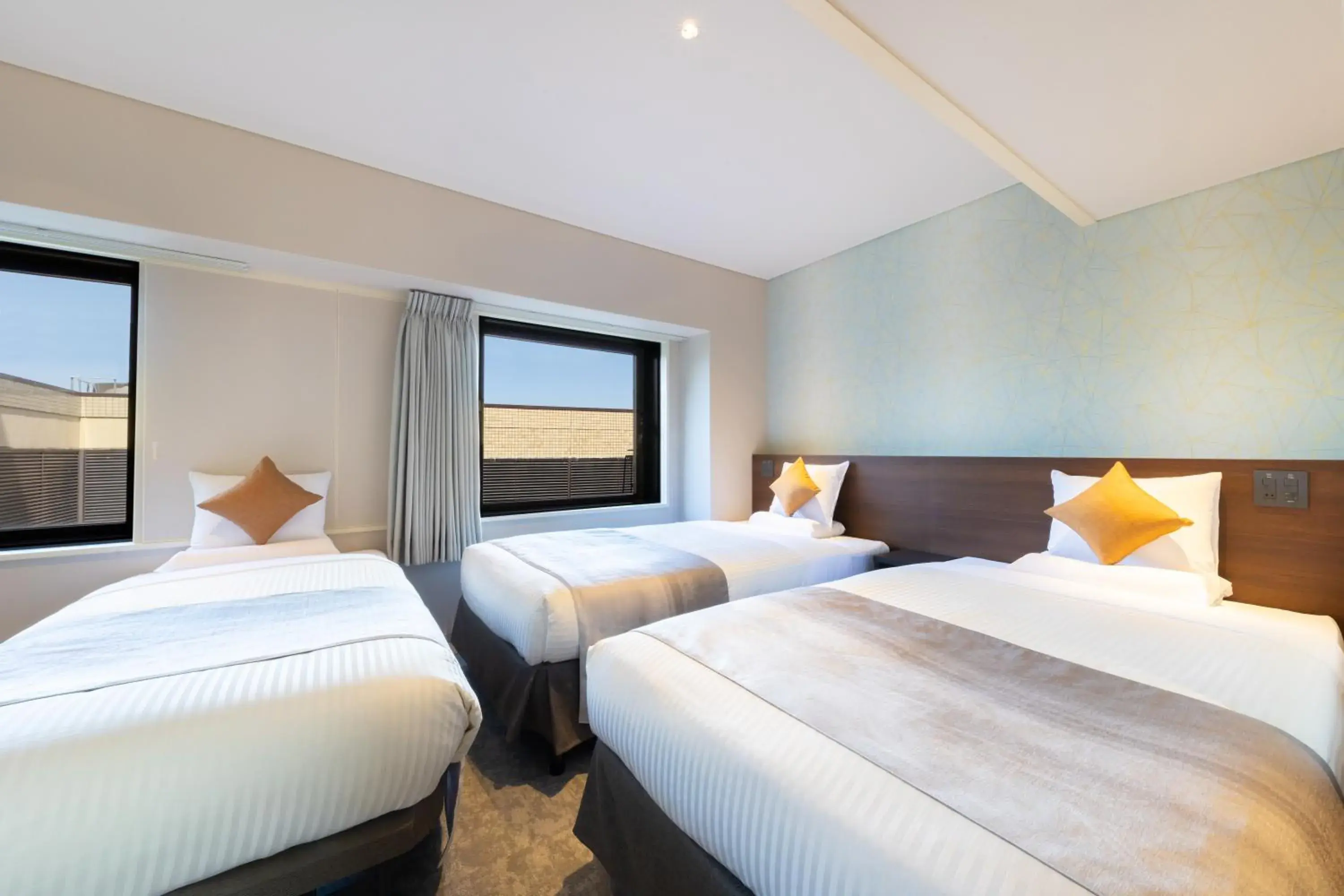 Bed in Art Hotel Niigata Station Bed in Art Hotel Niigata Station