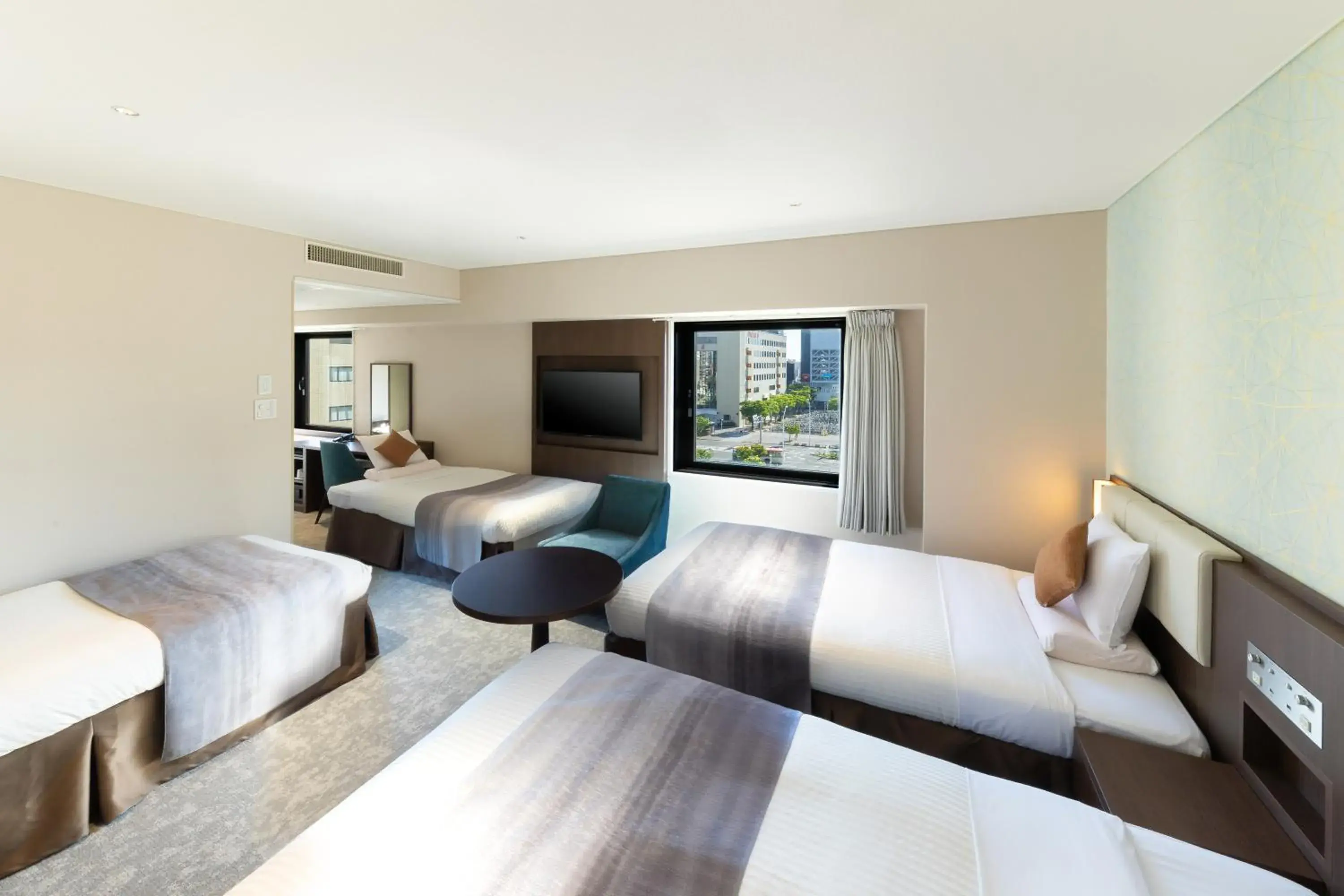 Bed in Art Hotel Niigata Station Bed in Art Hotel Niigata Station