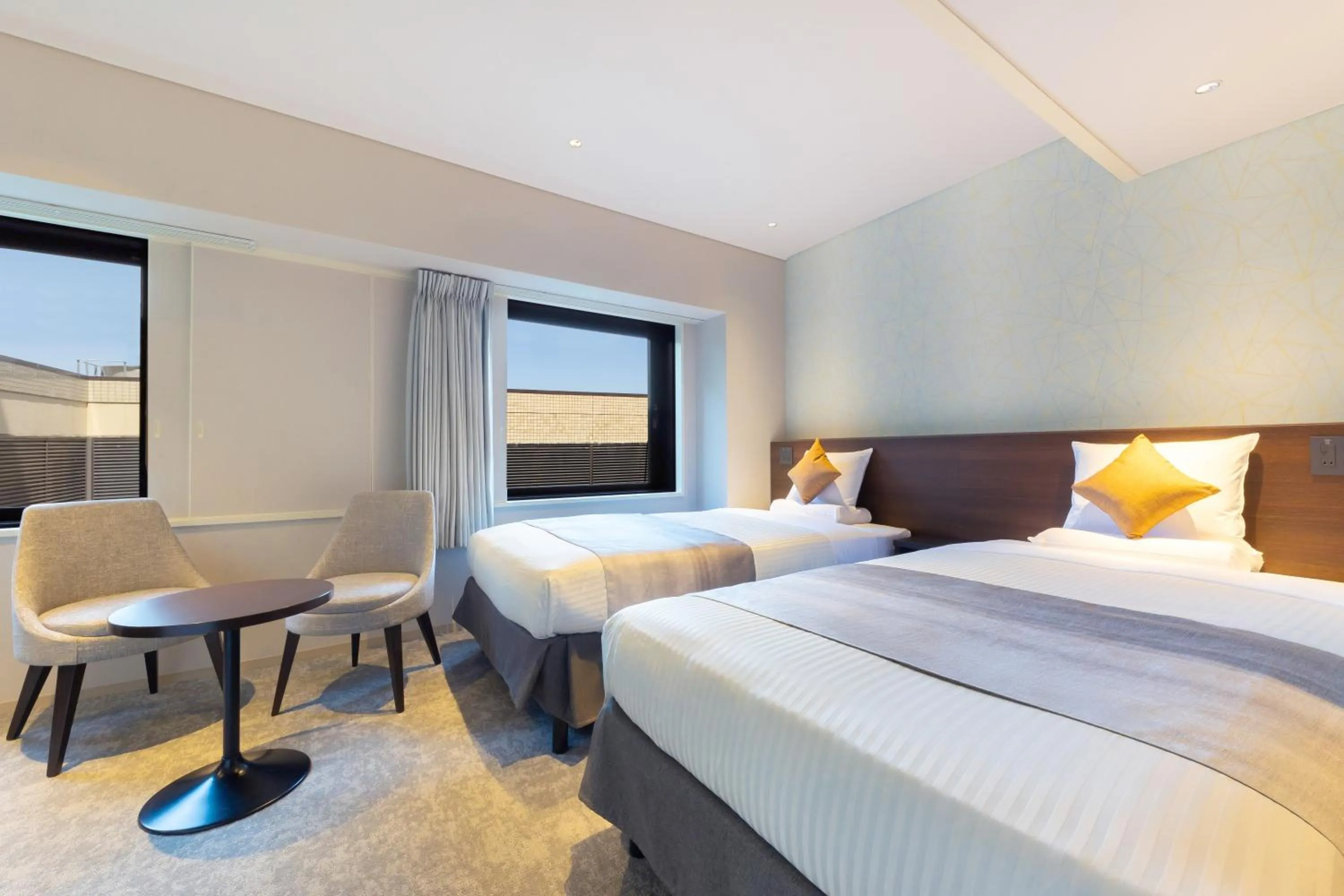 Bed in Art Hotel Niigata Station