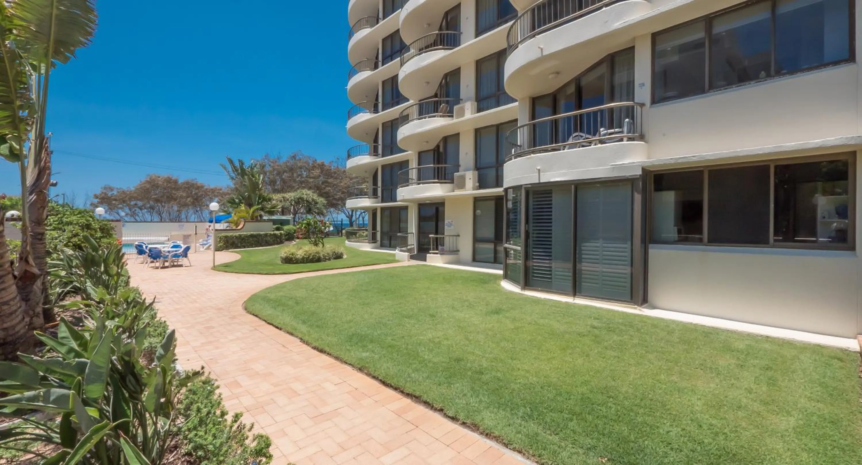Garden in Boulevard North Holiday Apartments