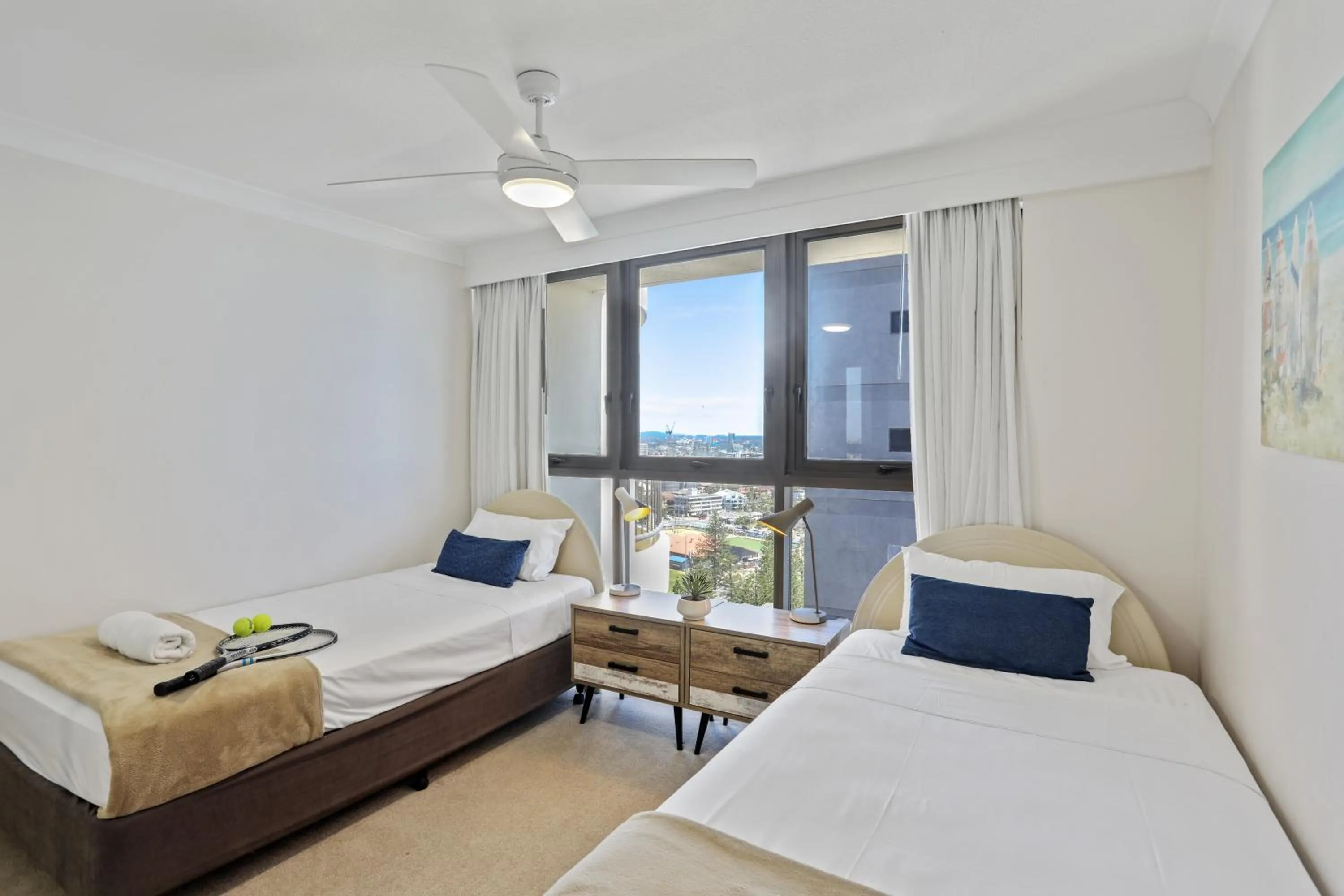 Bed in Boulevard North Holiday Apartments