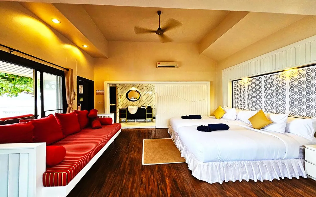 Bed in Koh Hai Fantasy Resort & Spa