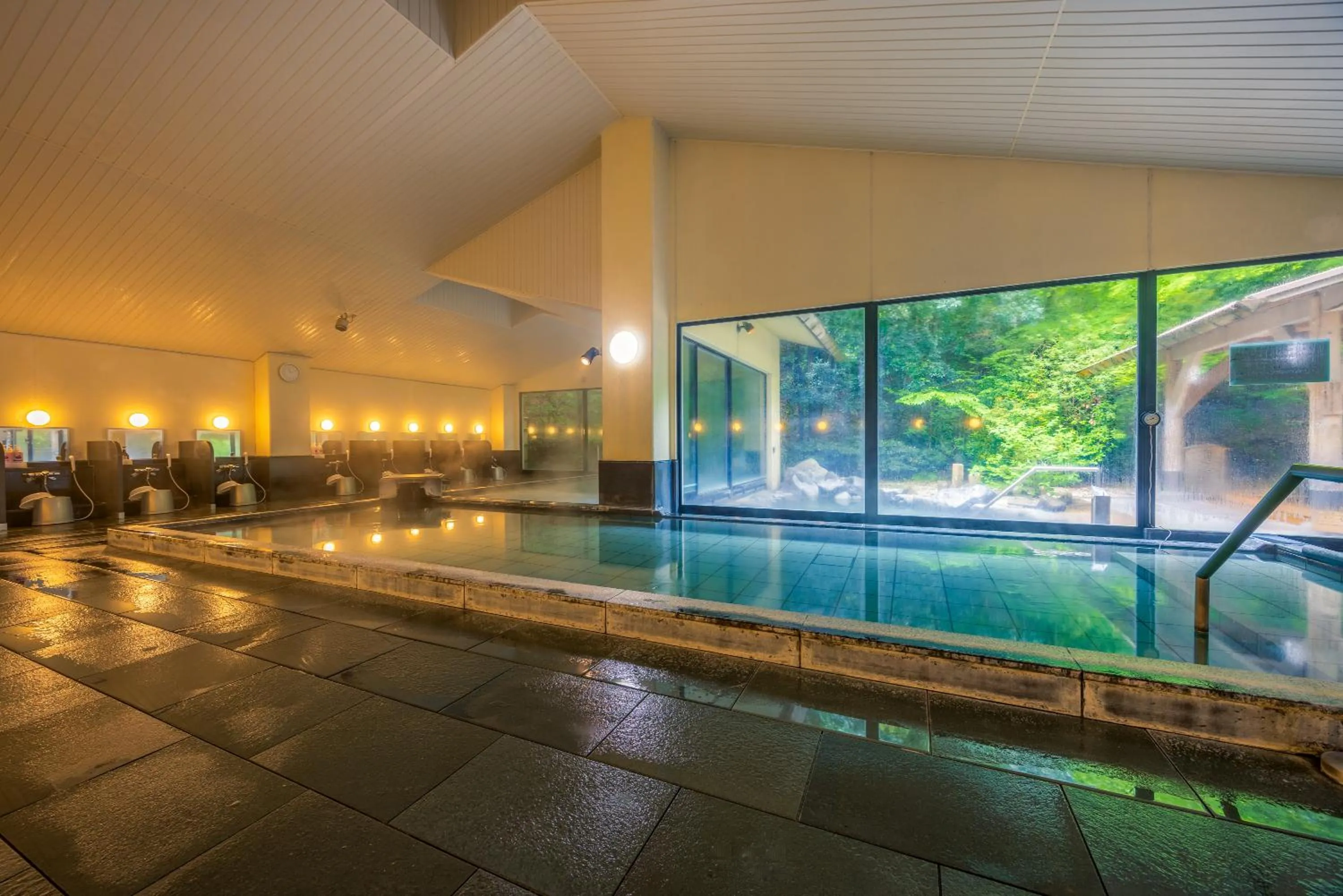 Hot Spring Bath in Yumoto Fujiya Hotel