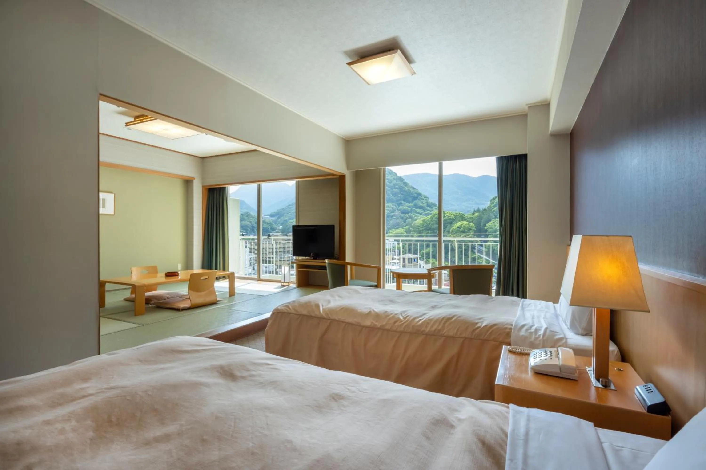 Bed in Yumoto Fujiya Hotel