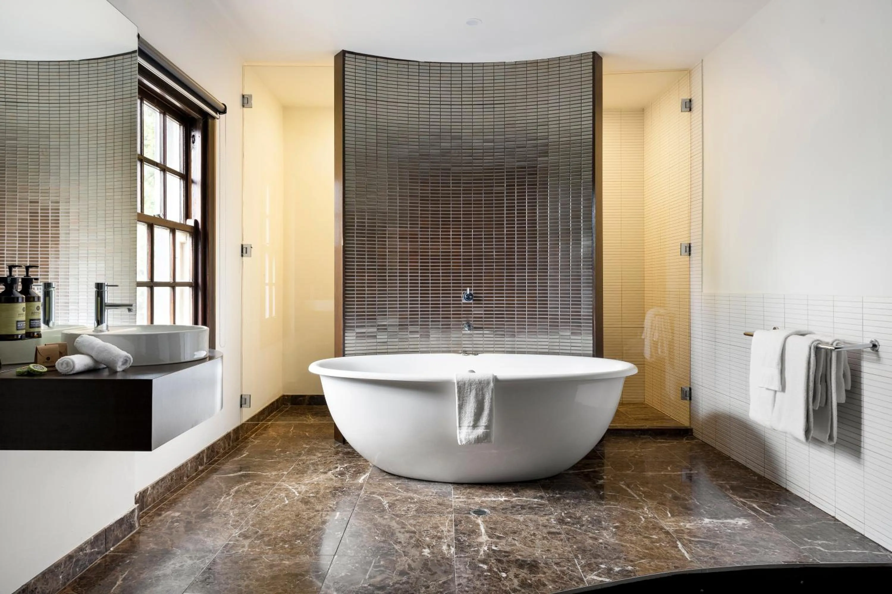 Bathroom in Mineral Springs Hotel Hepburn