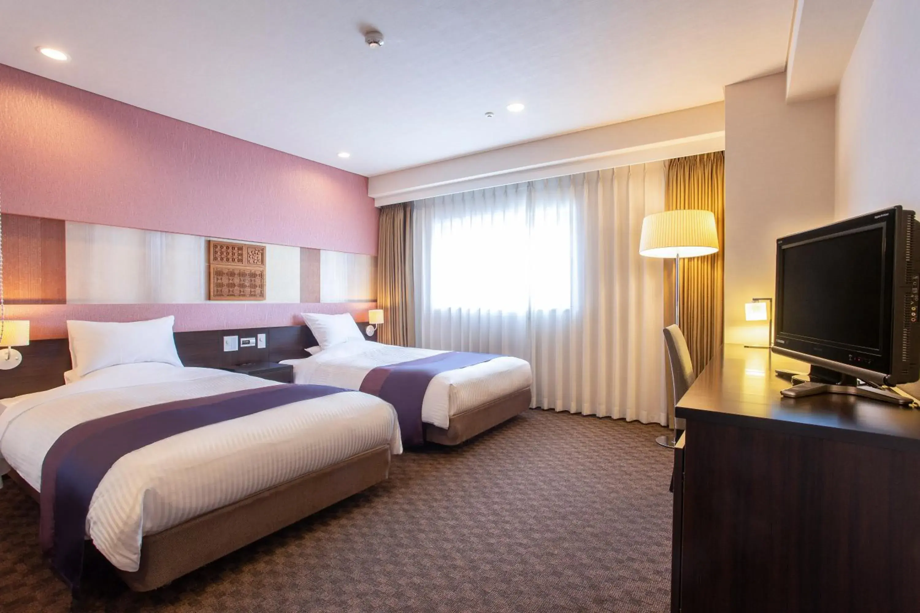 Deluxe Twin Room - single occupancy - Non-Smoking in Art Hotel Hirosaki City Deluxe Twin Room - single occupancy - Non-Smoking in Art Hotel Hirosaki City