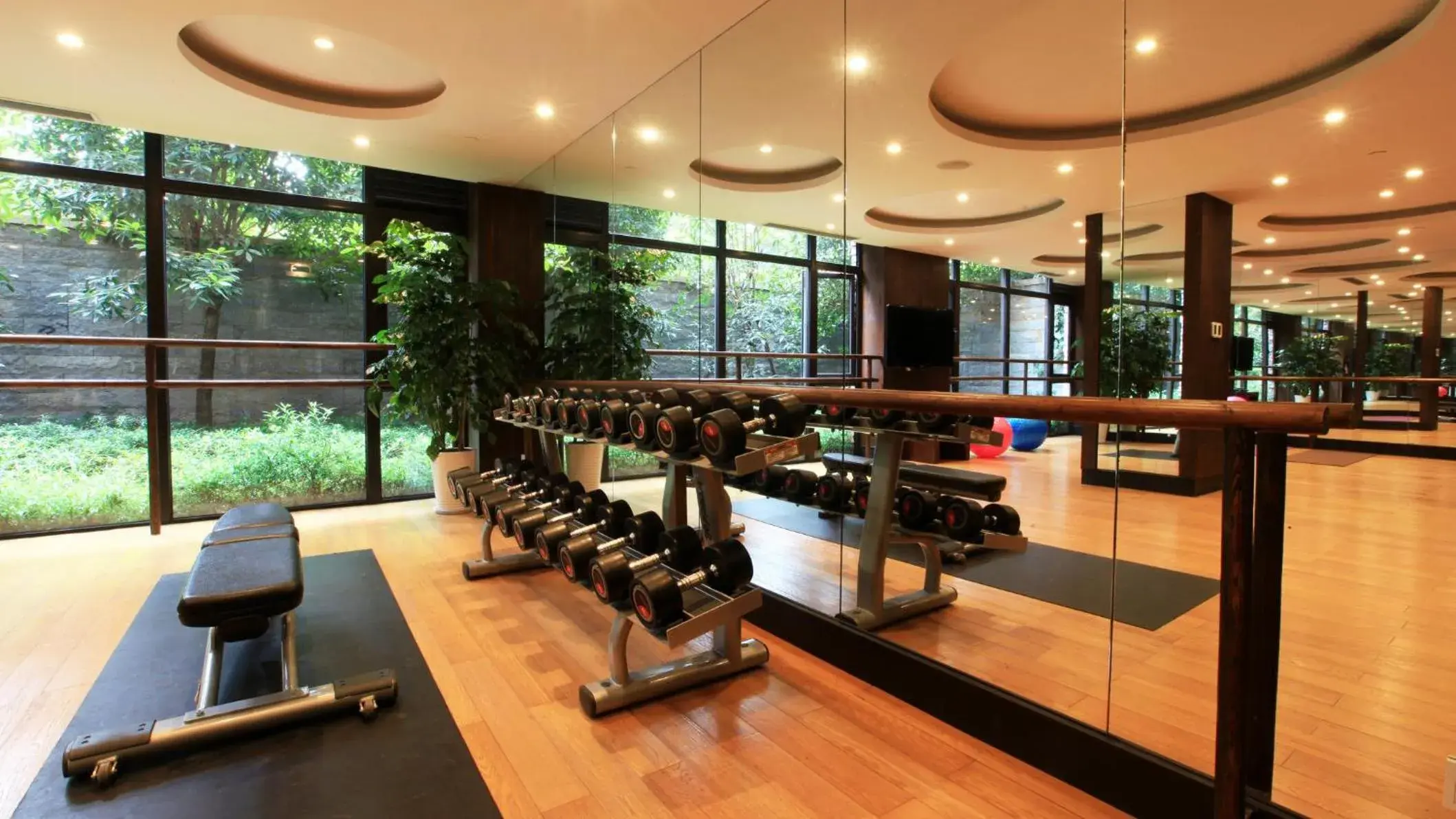 Fitness centre/facilities in InterContinental One Thousand Island Lake Resort, an IHG Hotel Fitness centre/facilities in InterContinental One Thousand Island Lake Resort, an IHG Hotel