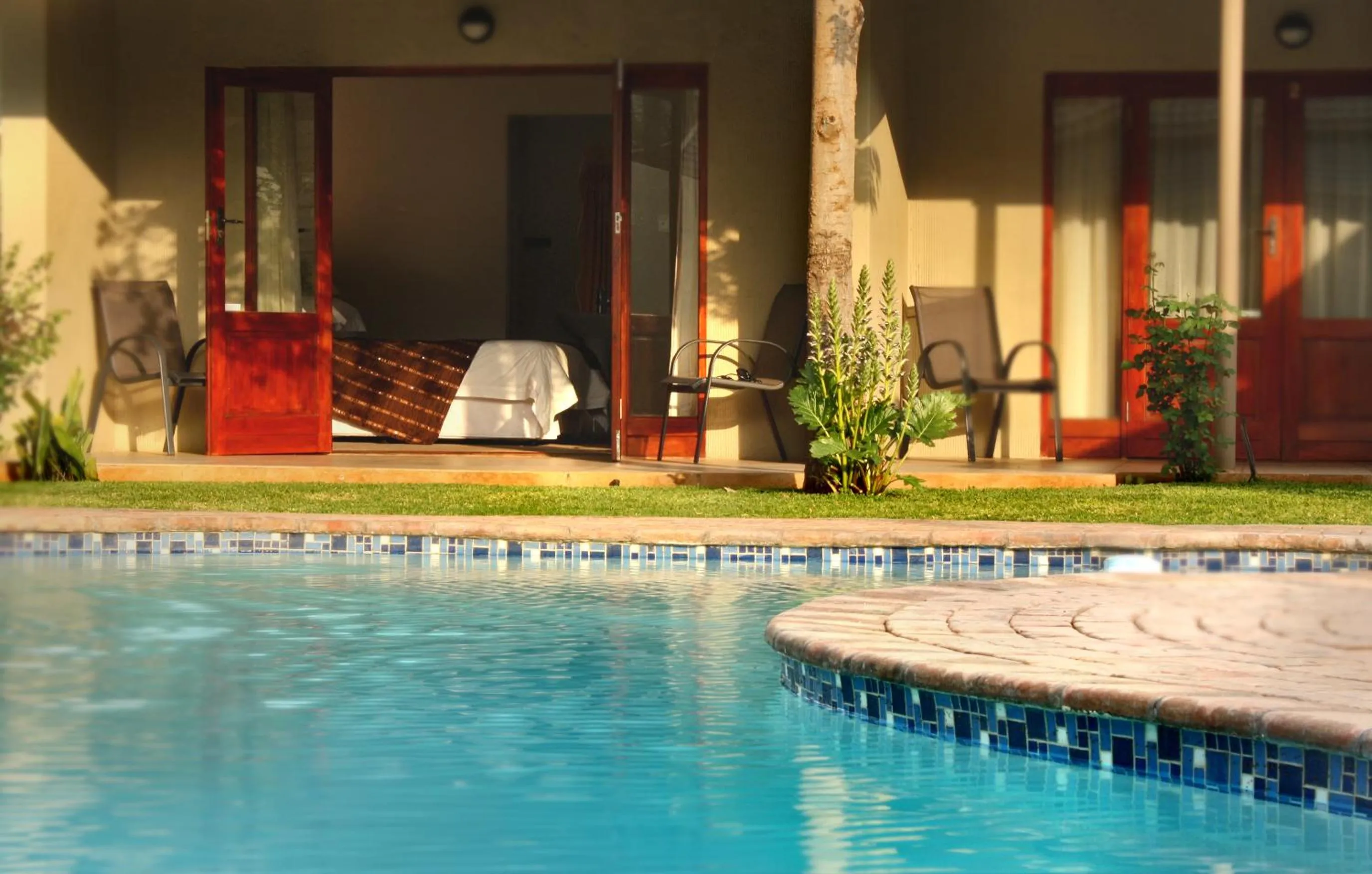 Swimming pool in Mondior Manor Guest House