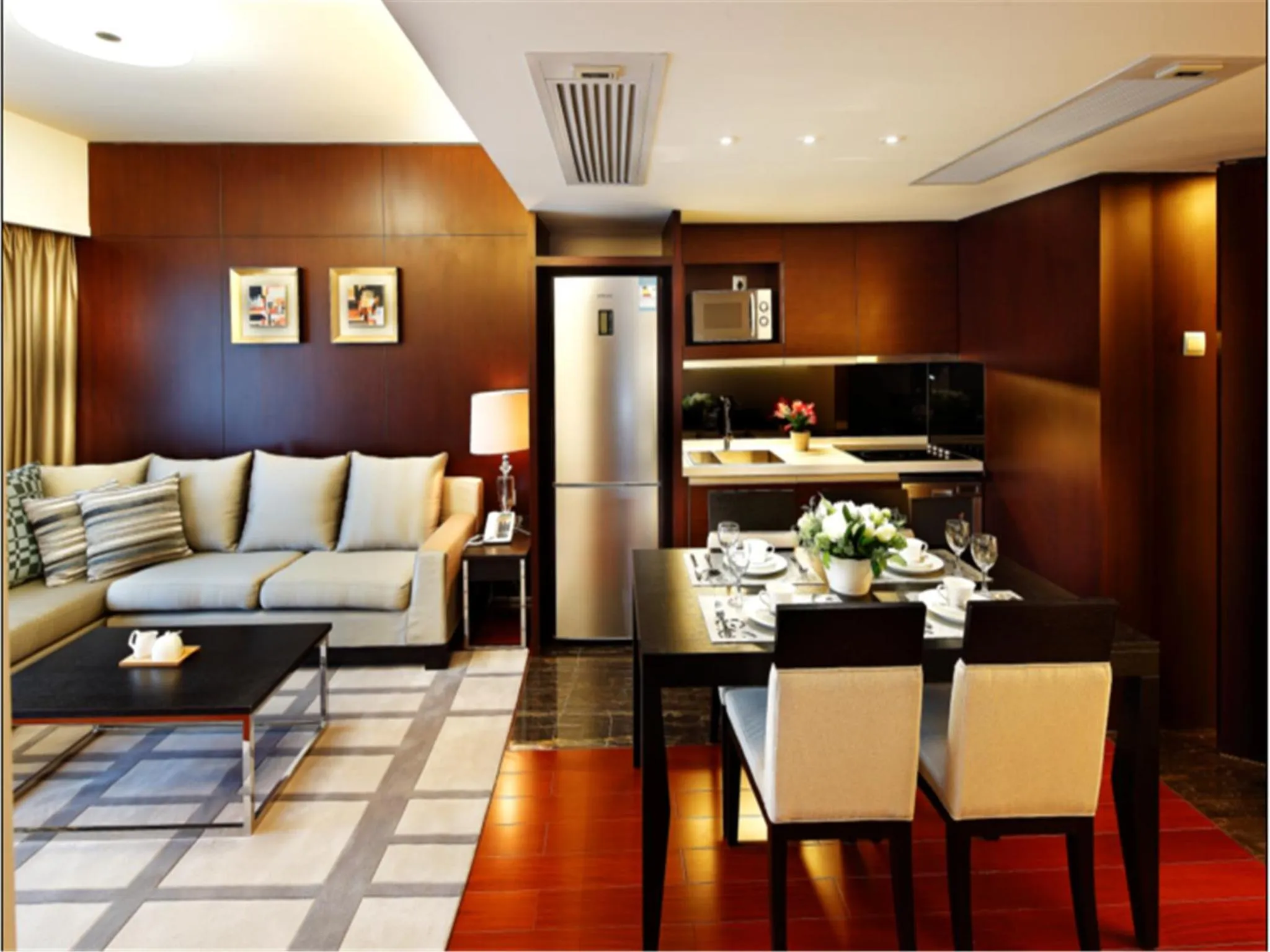 Living room in 广州友和酒店Yuwa Hotel-Free Shuttle Bus to Canton Fair Complex DuringCanton Fair Period