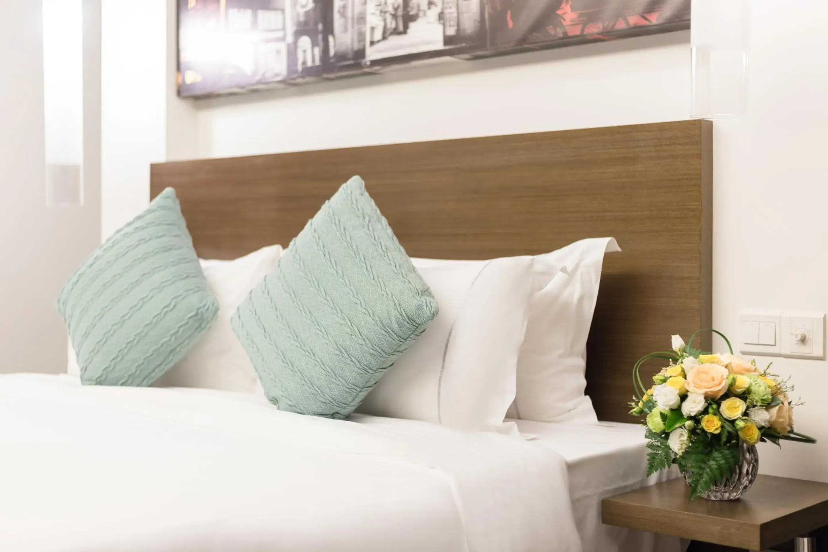 Bed in Yuwa Hotel
