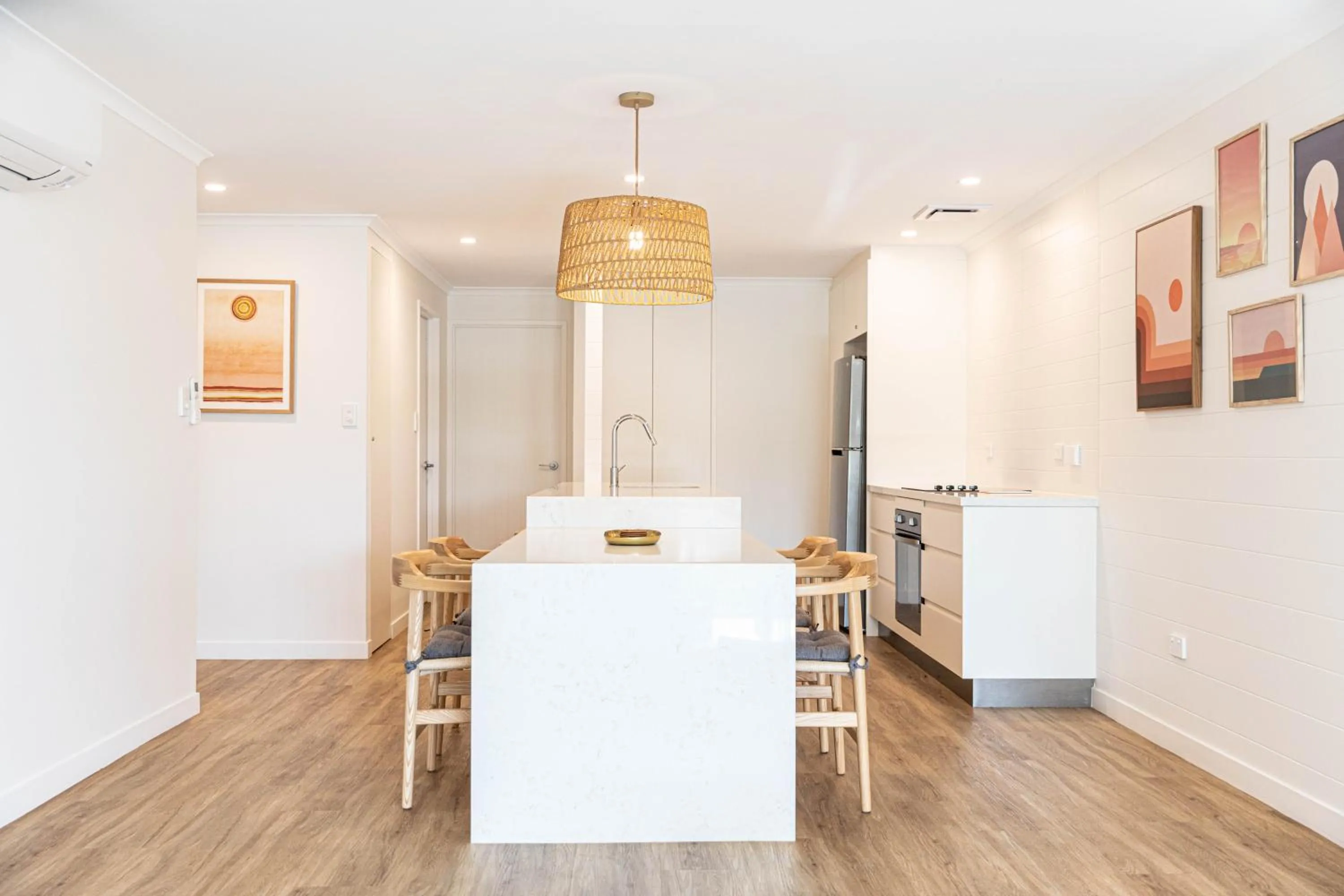 Kitchen or kitchenette in Beaches Holiday Apartments - Official Onsite Reception & Check In