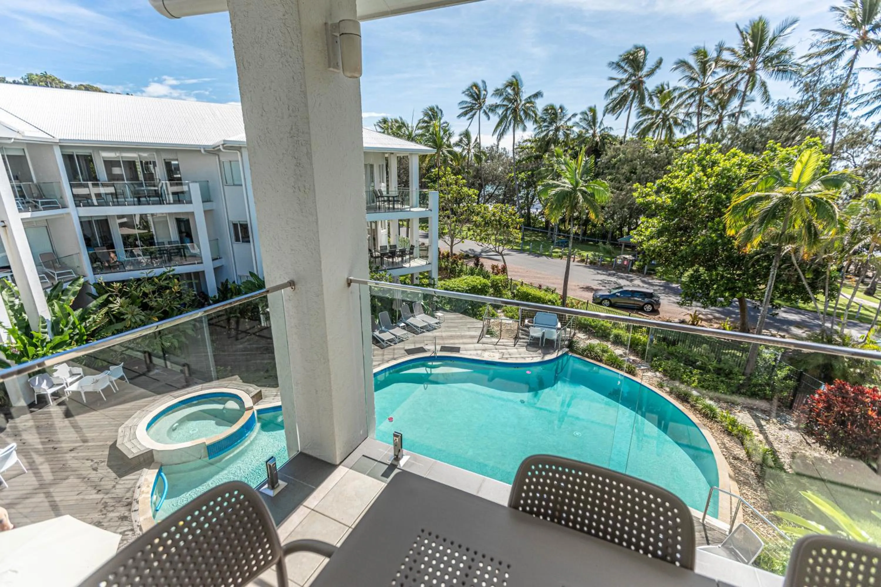 Pool view in Beaches Holiday Apartments - Official Onsite Reception & Check In