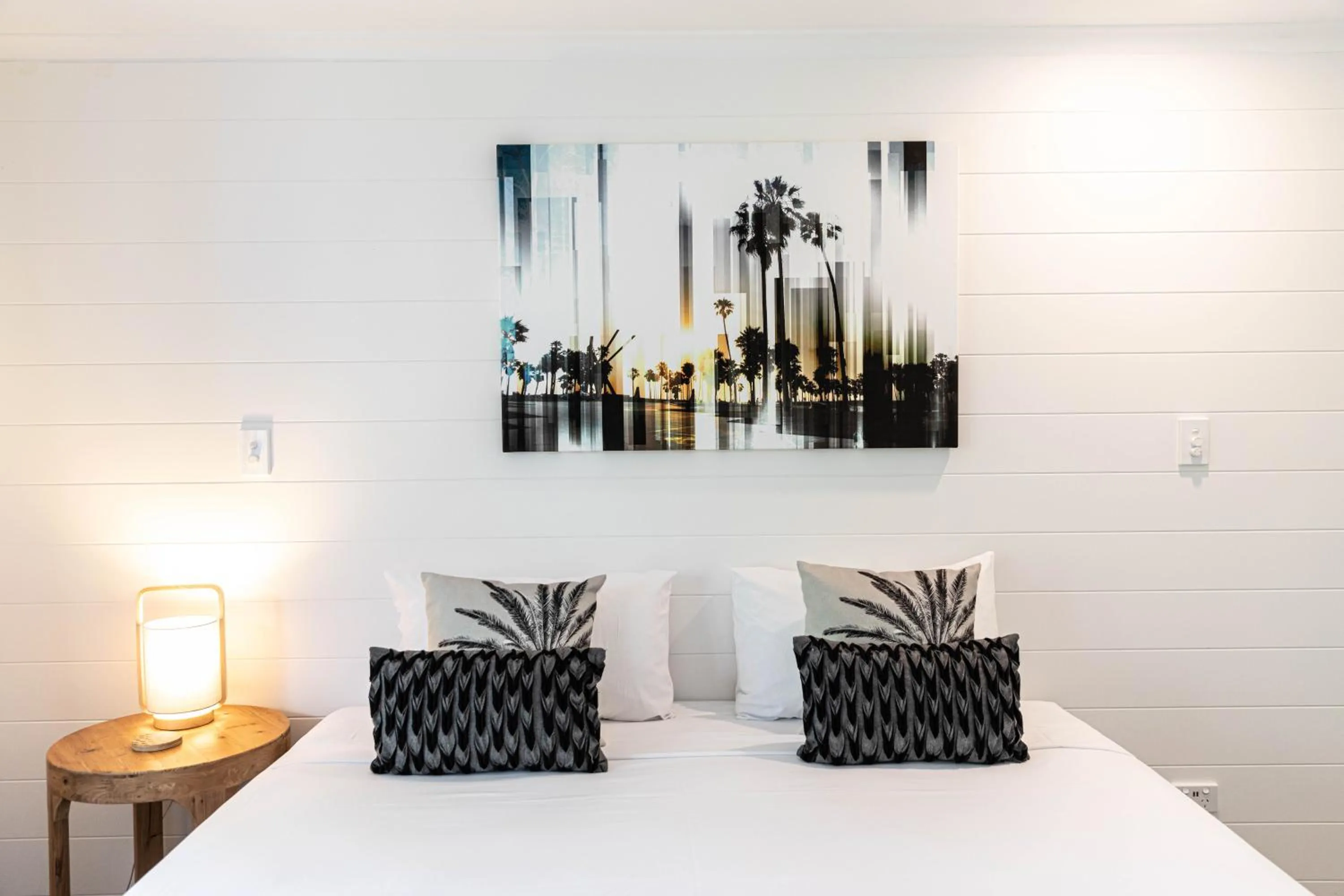 Bedroom, Bed in Beaches Holiday Apartments - Official Onsite Reception & Check In