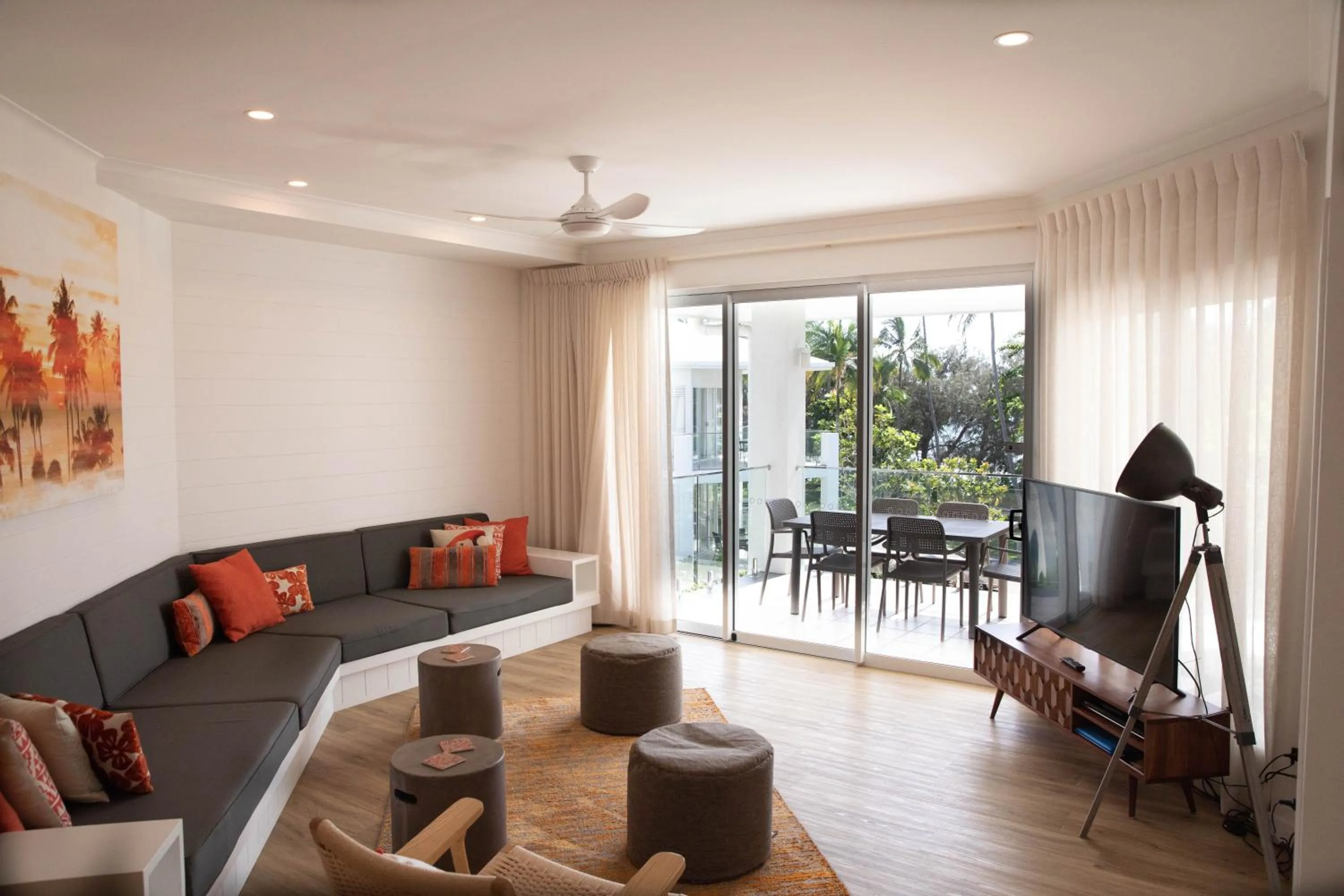 Living room in Beaches Holiday Apartments - Official Onsite Reception & Check In