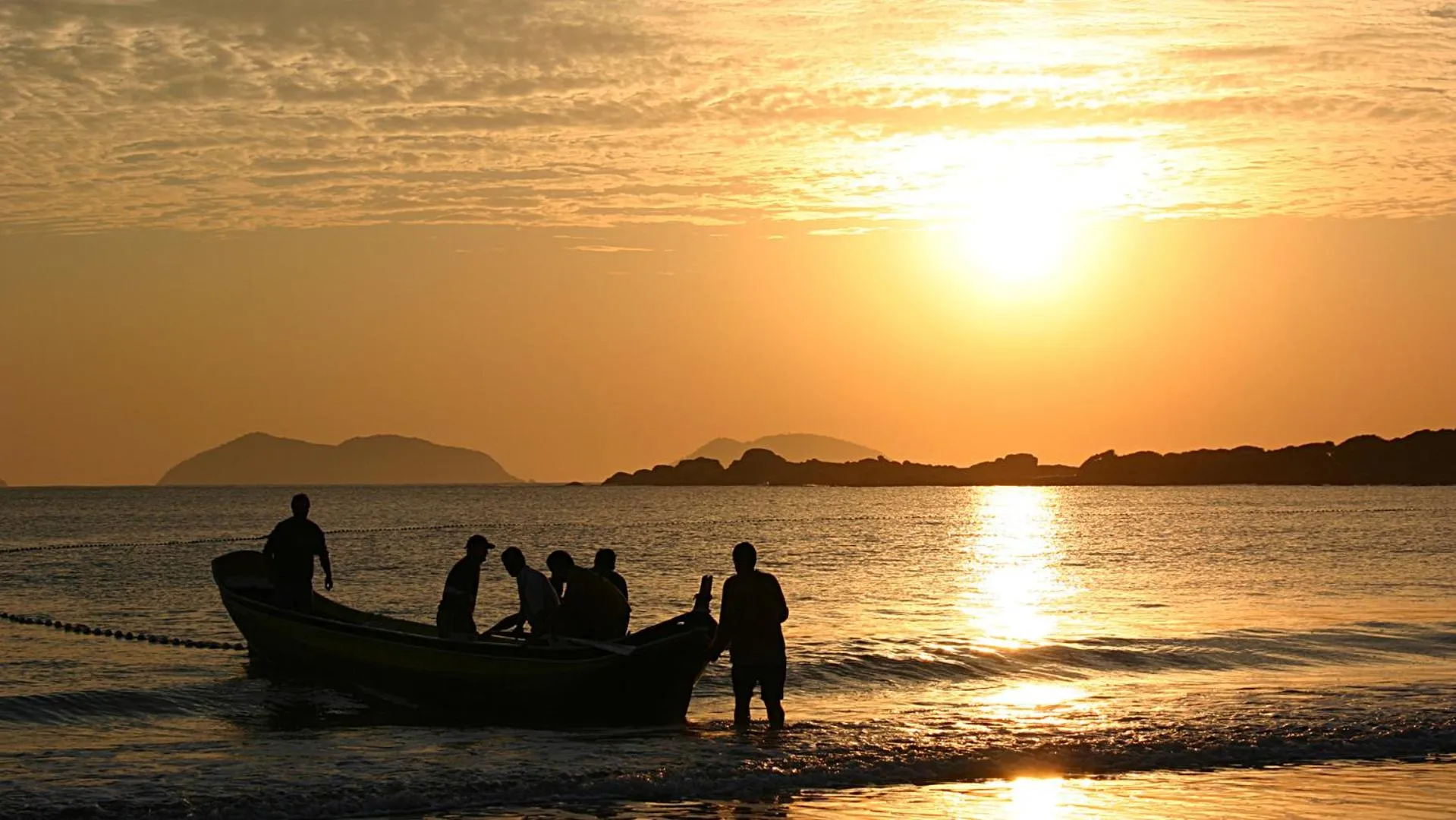 Beach in Hotel Pousada Santos