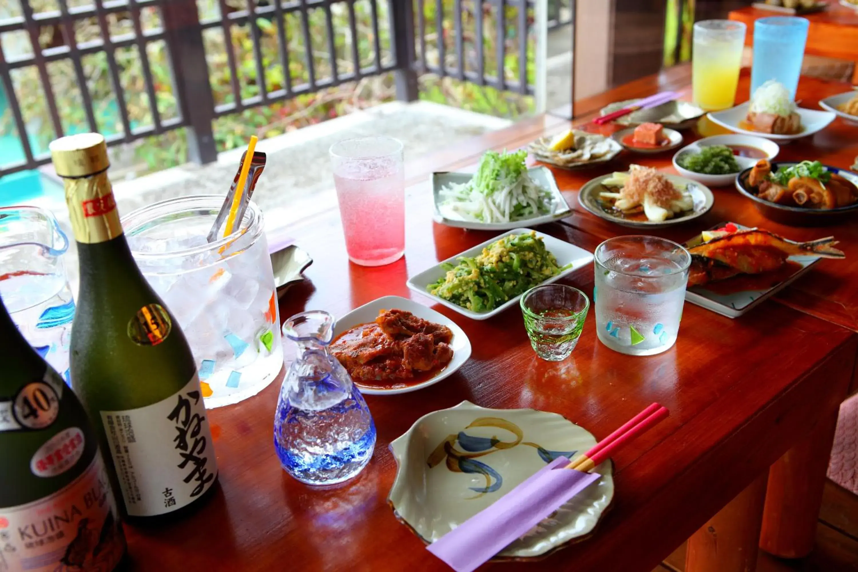 Food close-up in Okuma Private Beach & Resort Food close-up in Okuma Private Beach & Resort