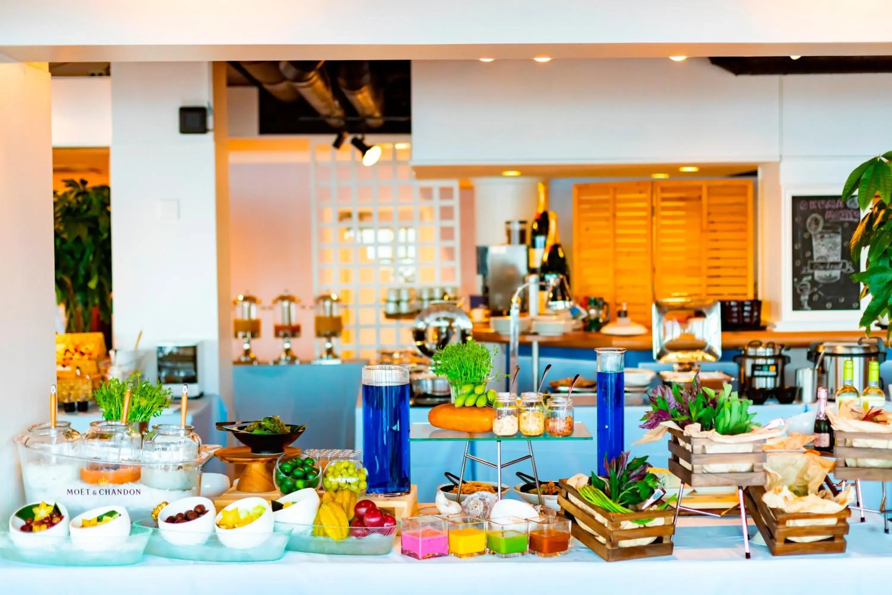 Buffet breakfast in Okuma Private Beach & Resort Buffet breakfast in Okuma Private Beach & Resort