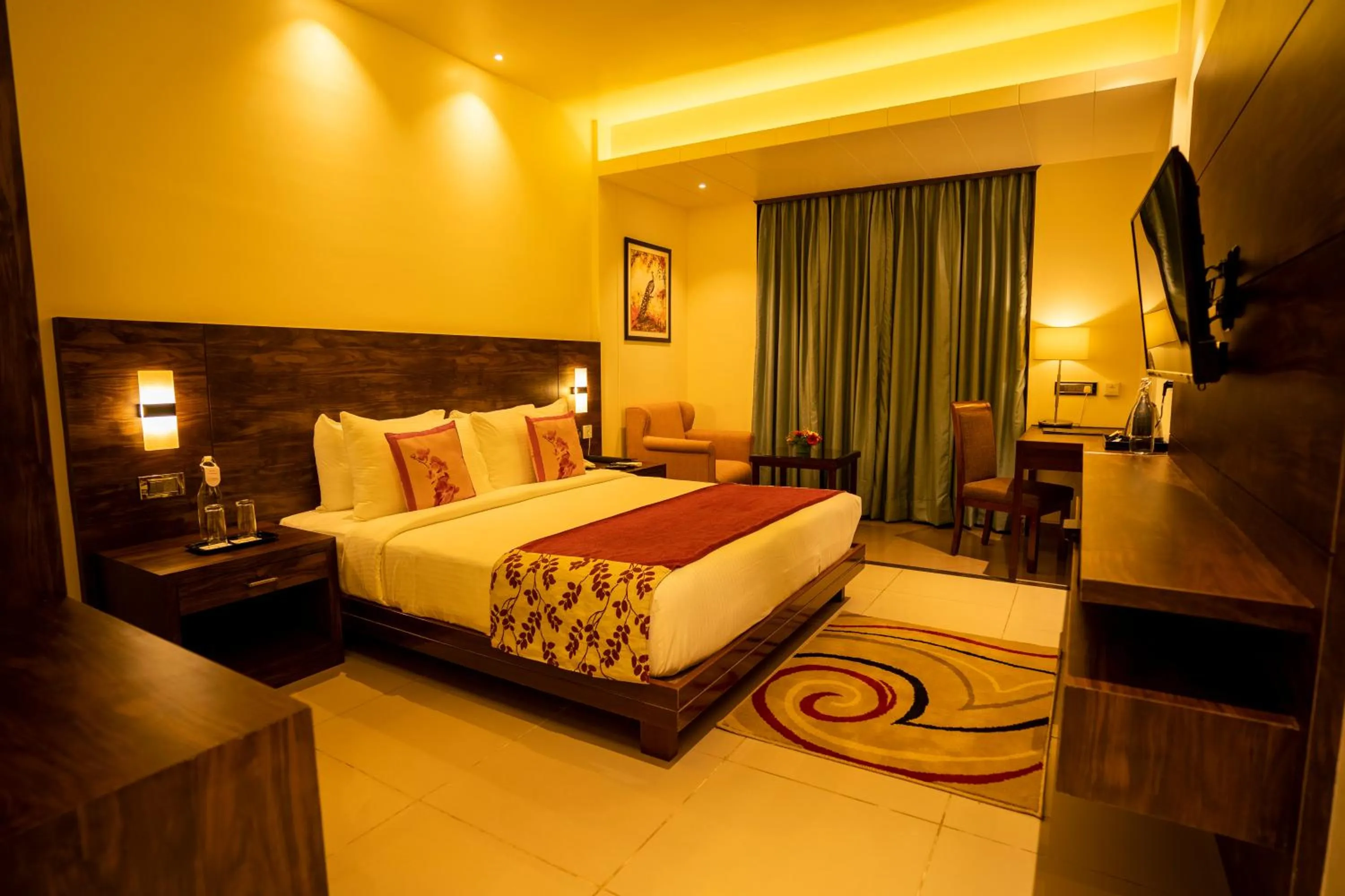 Bedroom, Bed in Royal Orchid Central, Shimoga