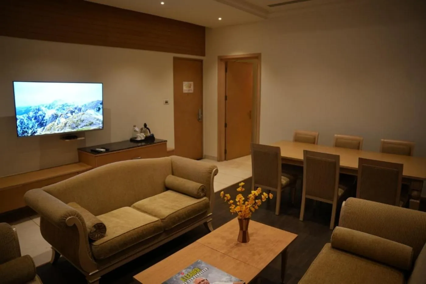 Seating area in Royal Orchid Central, Shimoga