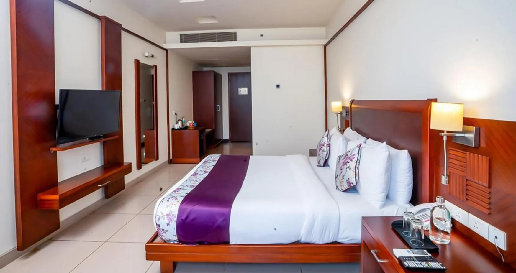 Bedroom, Bed in Royal Orchid Central, Shimoga