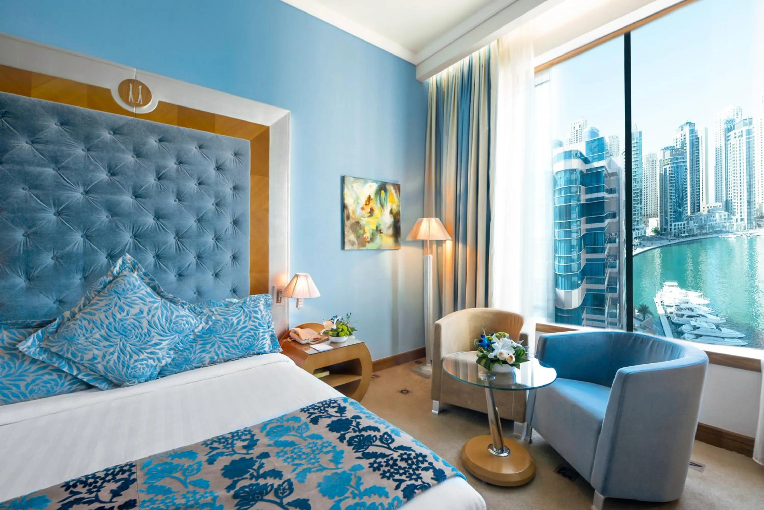 Bed in Marina Byblos Hotel