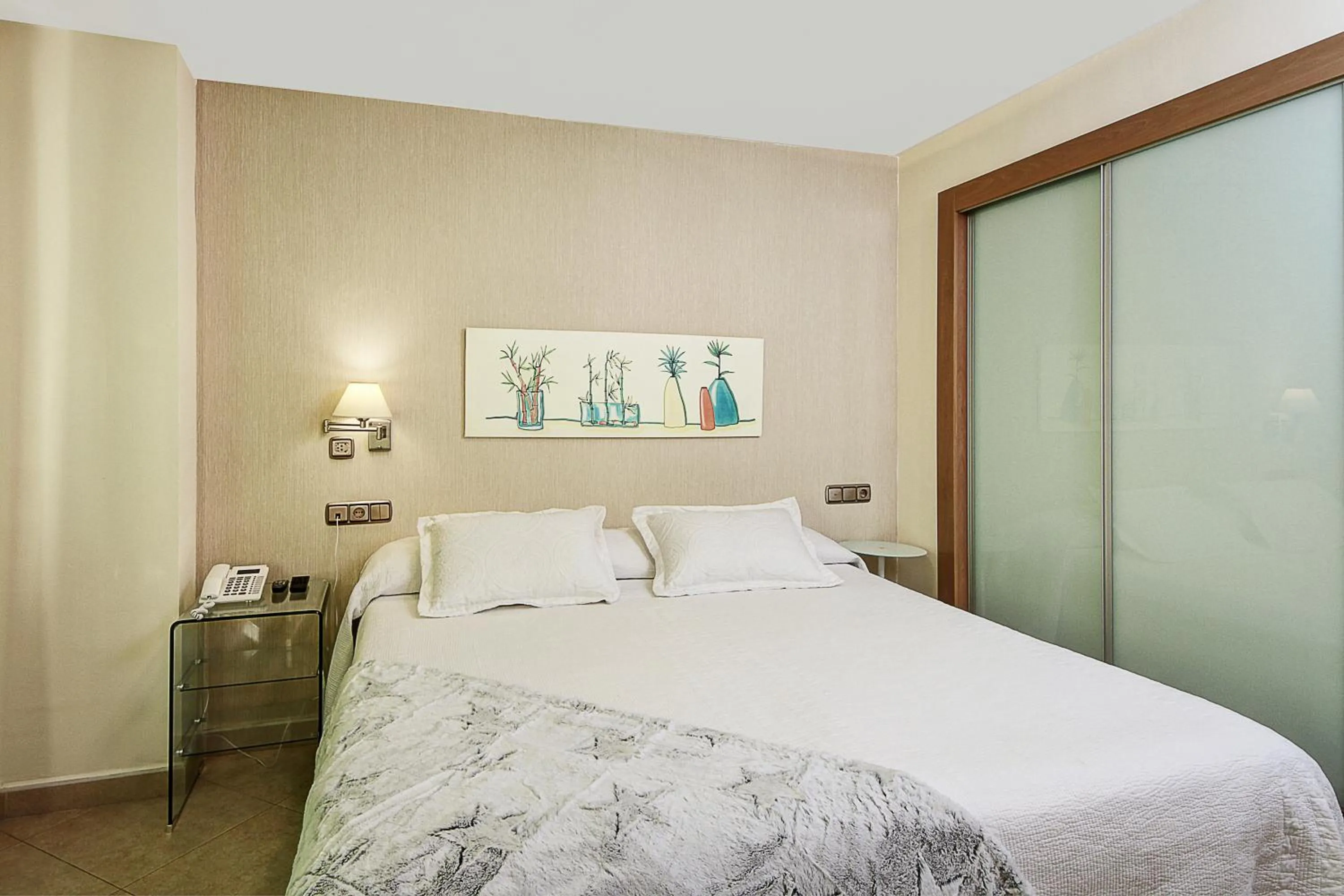 Bed in Apartamentos Turísticos Centro