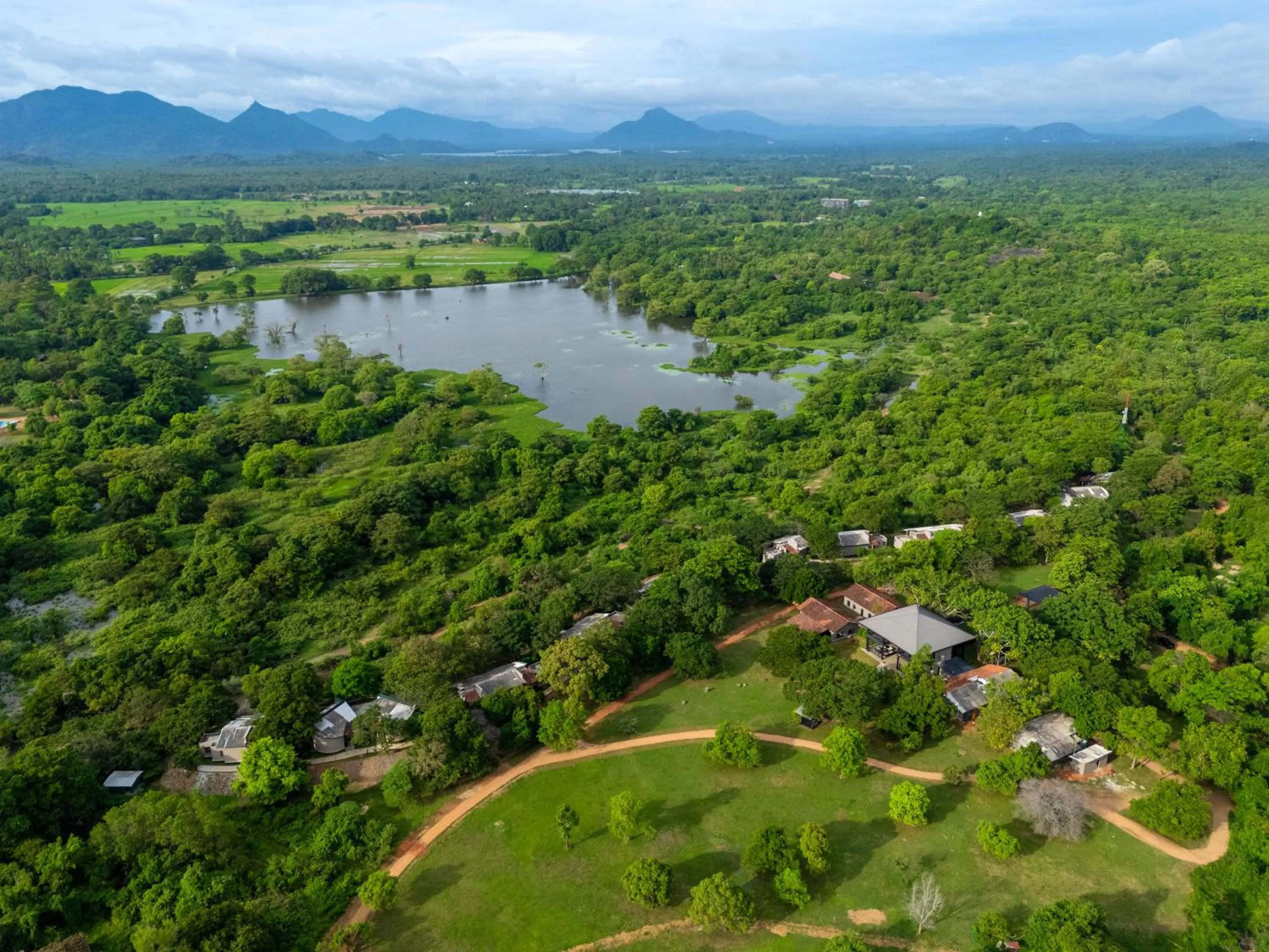 Natural landscape in Ayugiri Ayurveda Wellness Resort Sigiriya