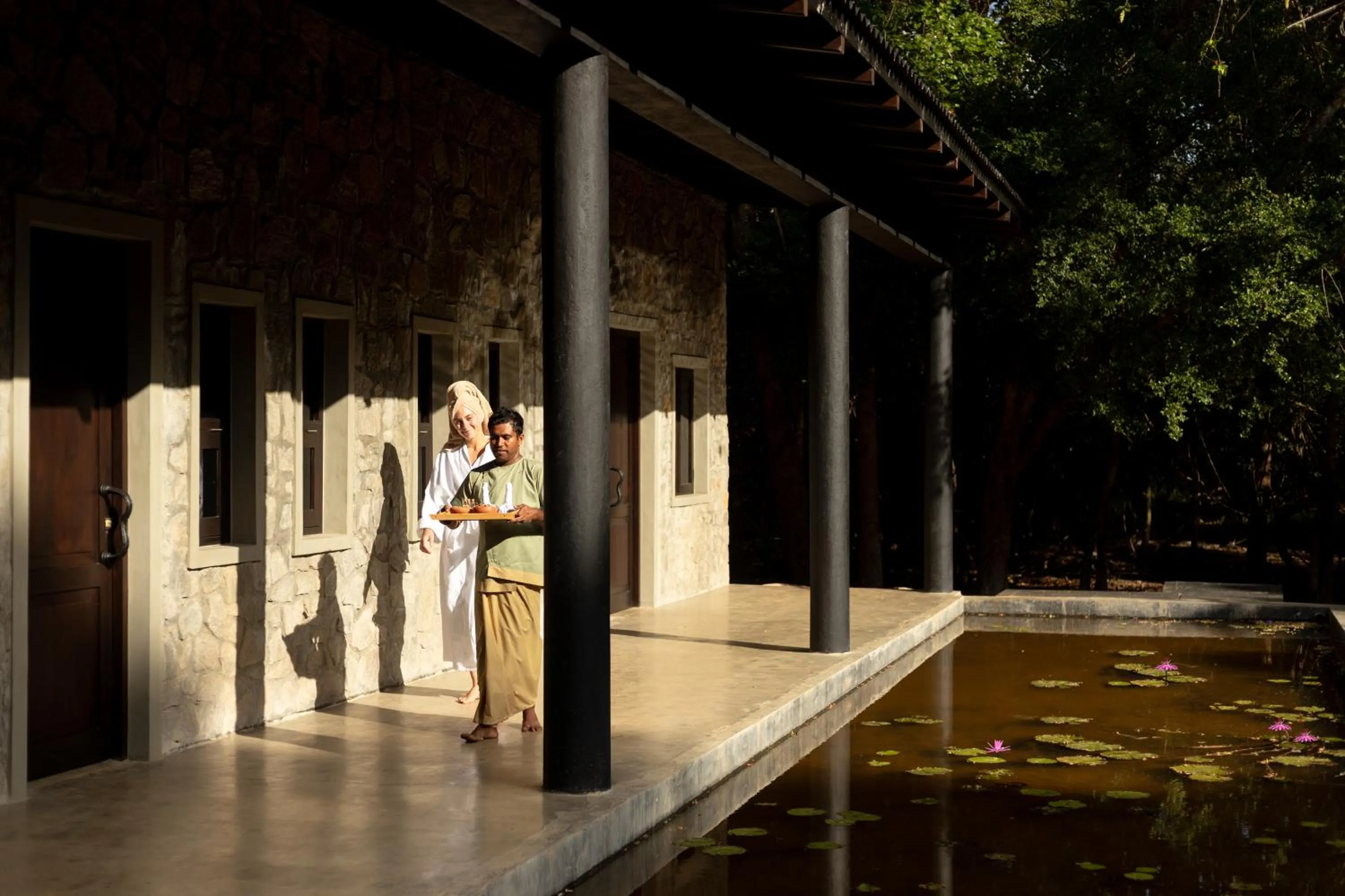 Patio in Ayugiri Ayurveda Wellness Resort Sigiriya