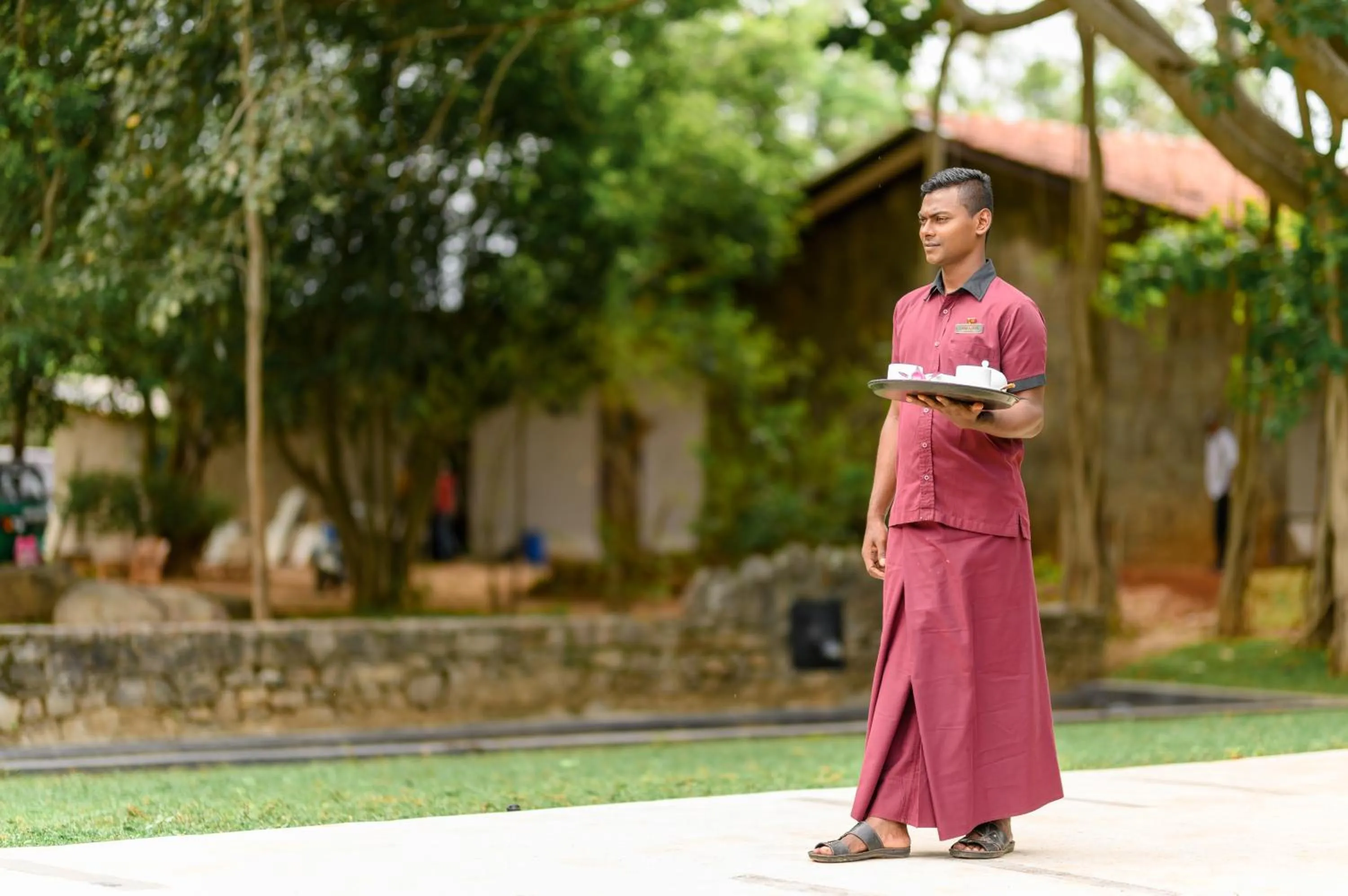 Staff in Ayugiri Ayurveda Wellness Resort Sigiriya
