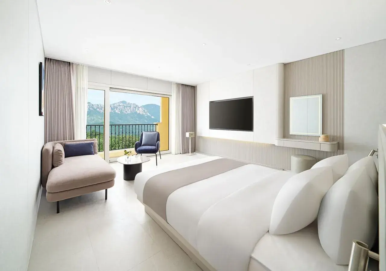 Bed in Hanwha Resort Seorak Sorano Bed in Hanwha Resort Seorak Sorano