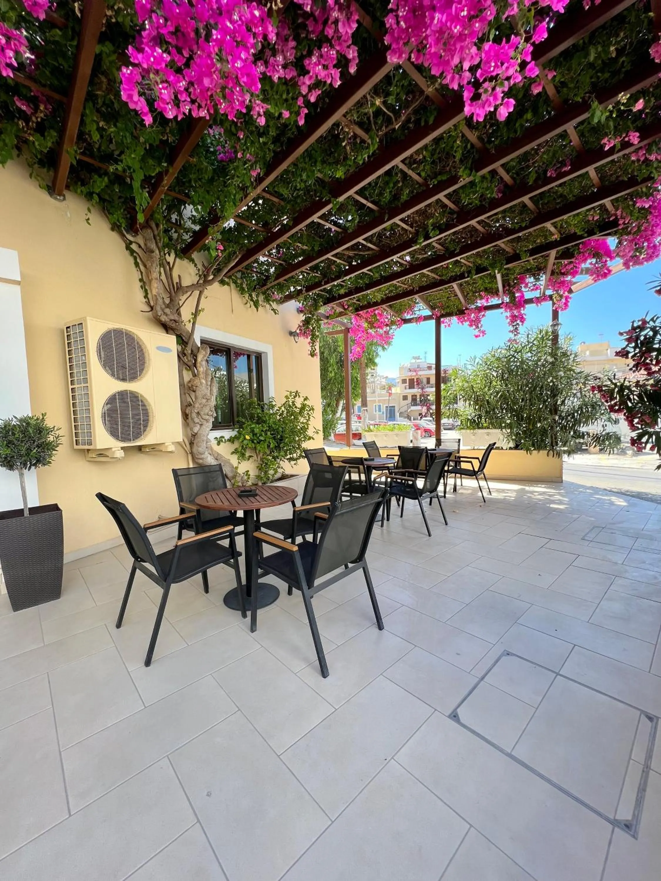 Patio in Titania Hotel Karpathos