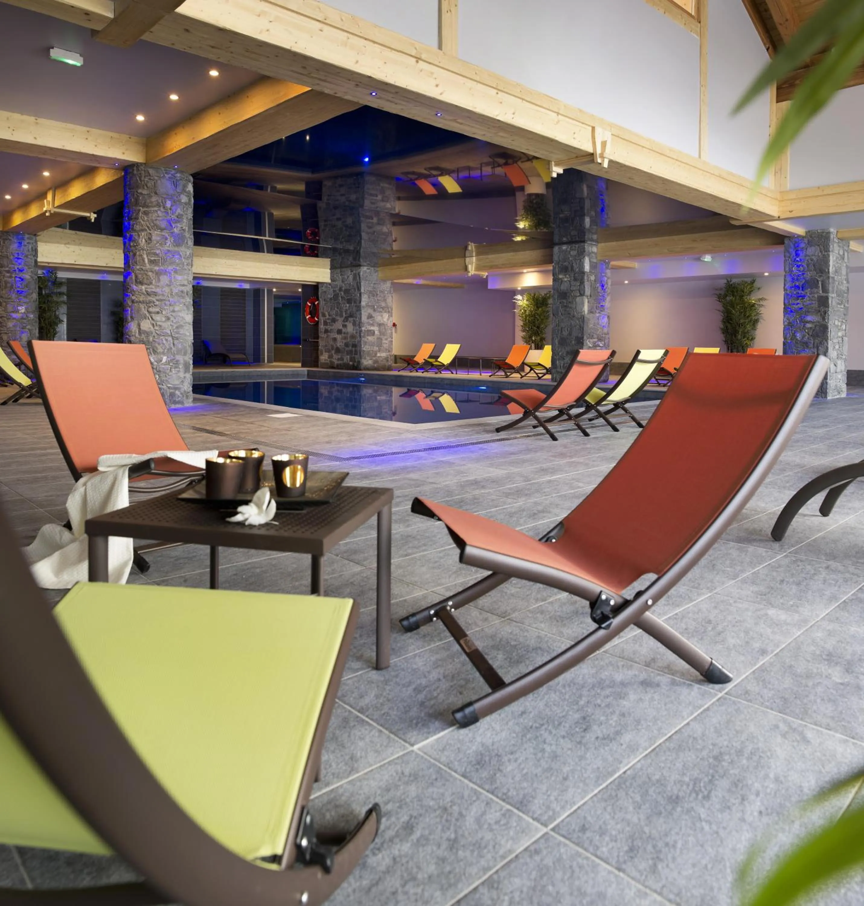 Swimming pool in CGH Résidences & Spas Le Cristal de l'Alpe