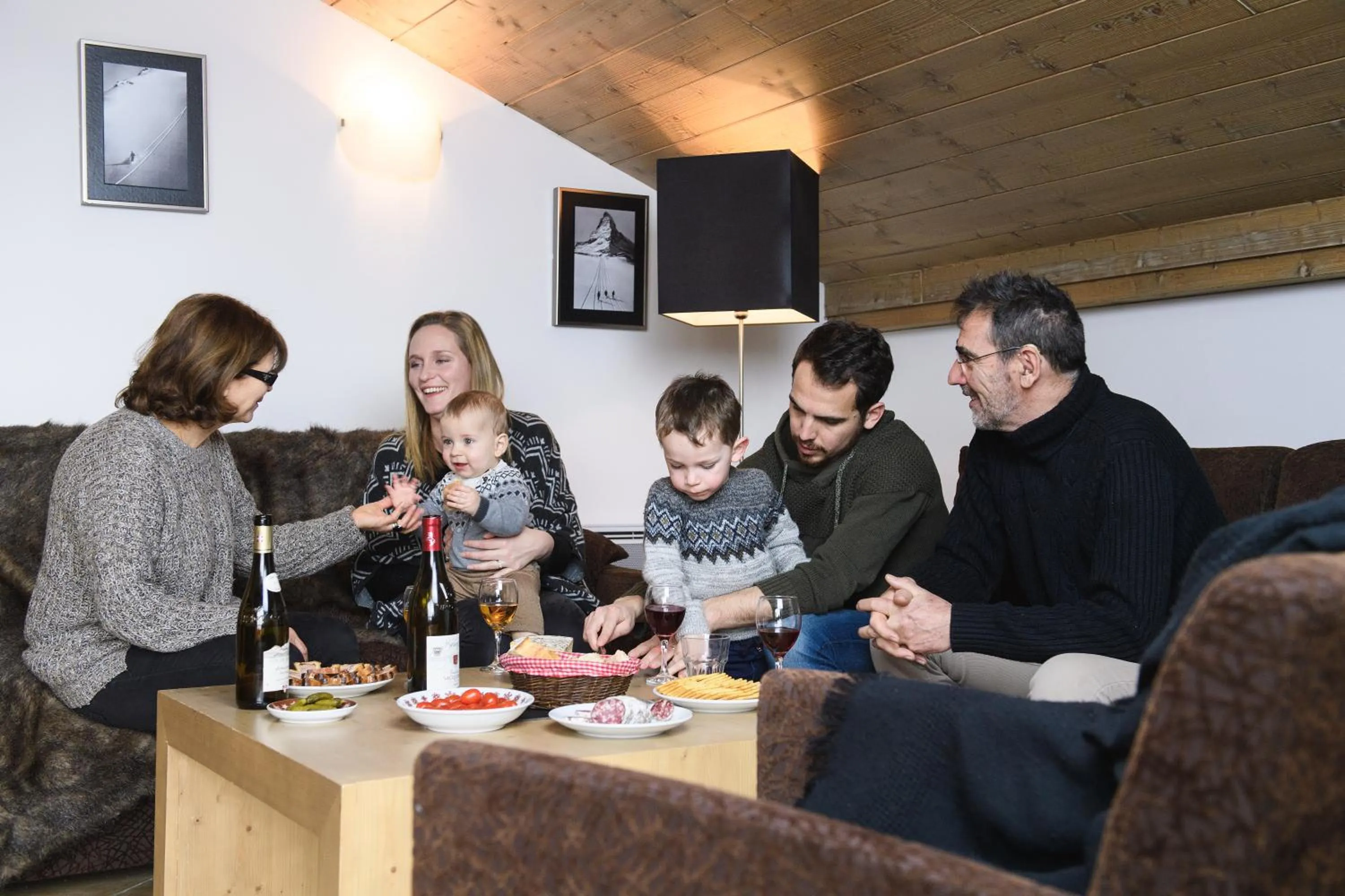 Living room in CGH Résidences & Spas Le Cristal de l'Alpe