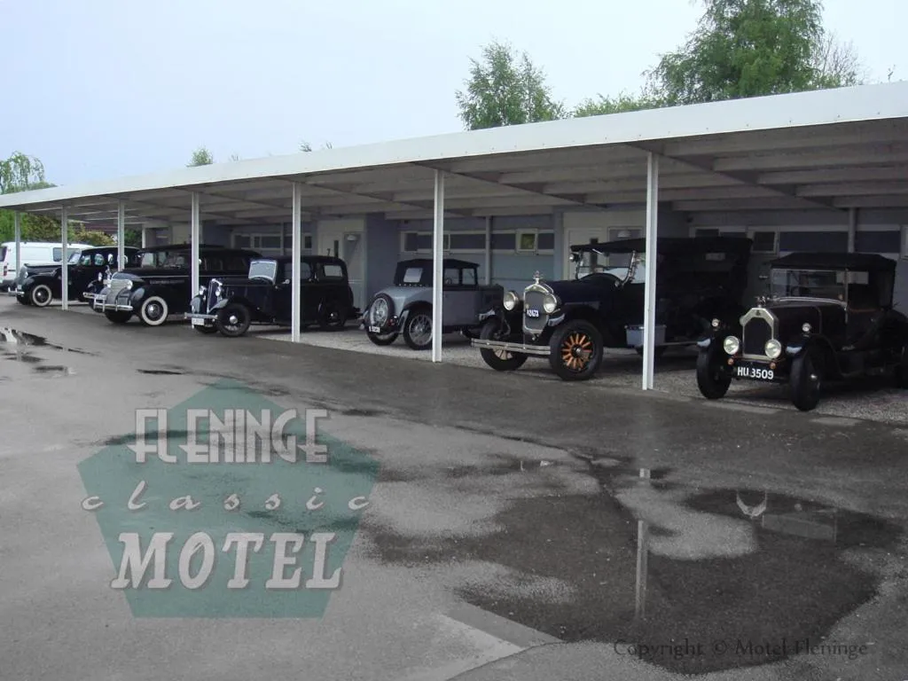 Text overlay in Fleninge Classic Motel