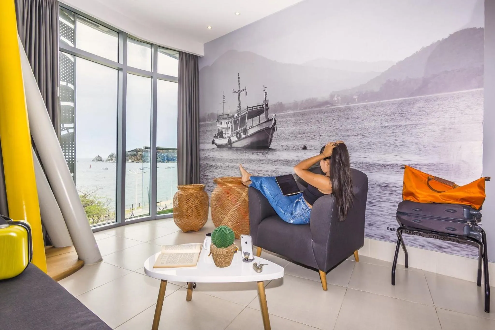 Seating area in Bonita Bay Concept Hotel by Xarm Hotels