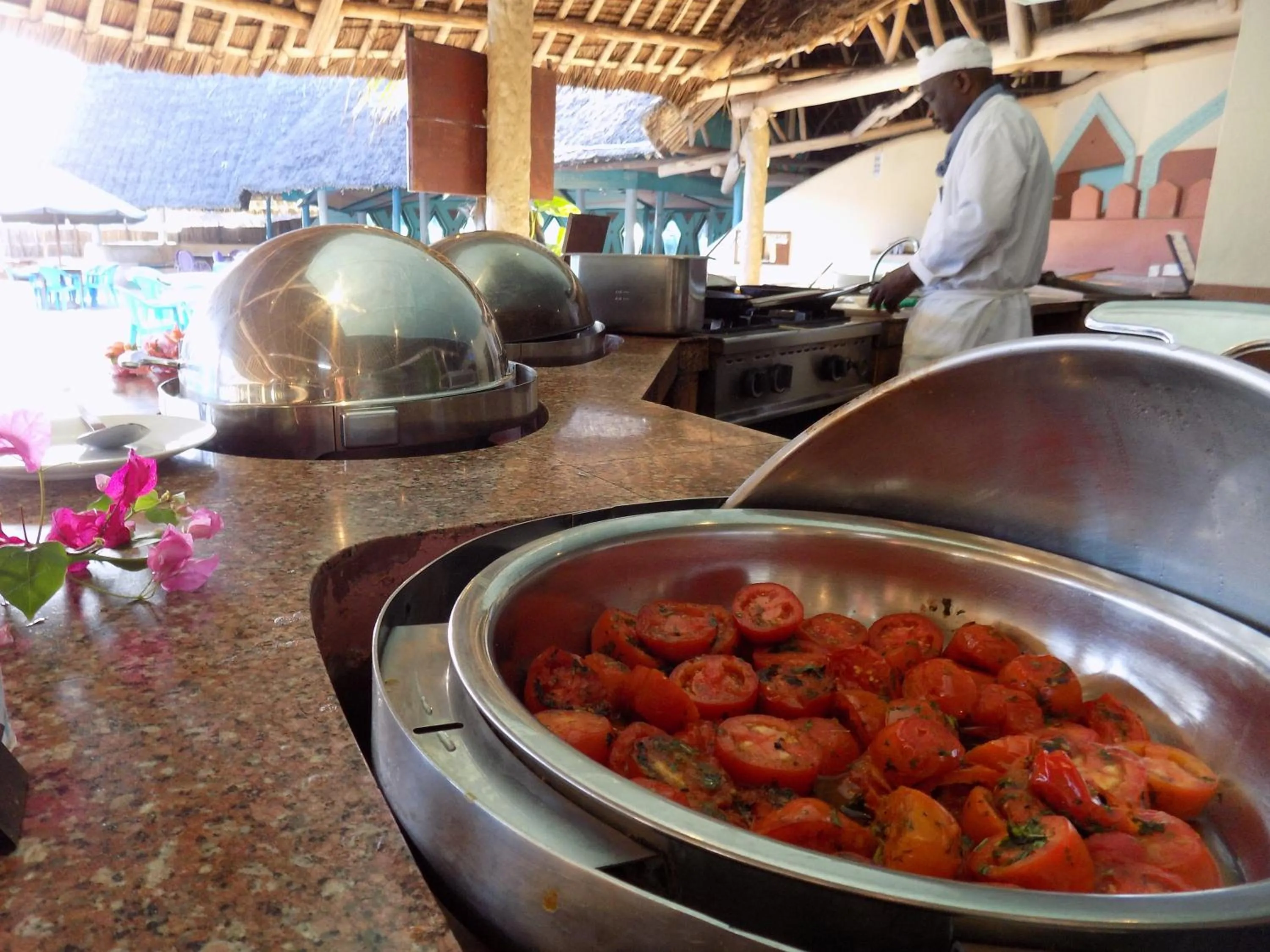 Buffet breakfast in Turtle Bay Beach Club- All Inclusive