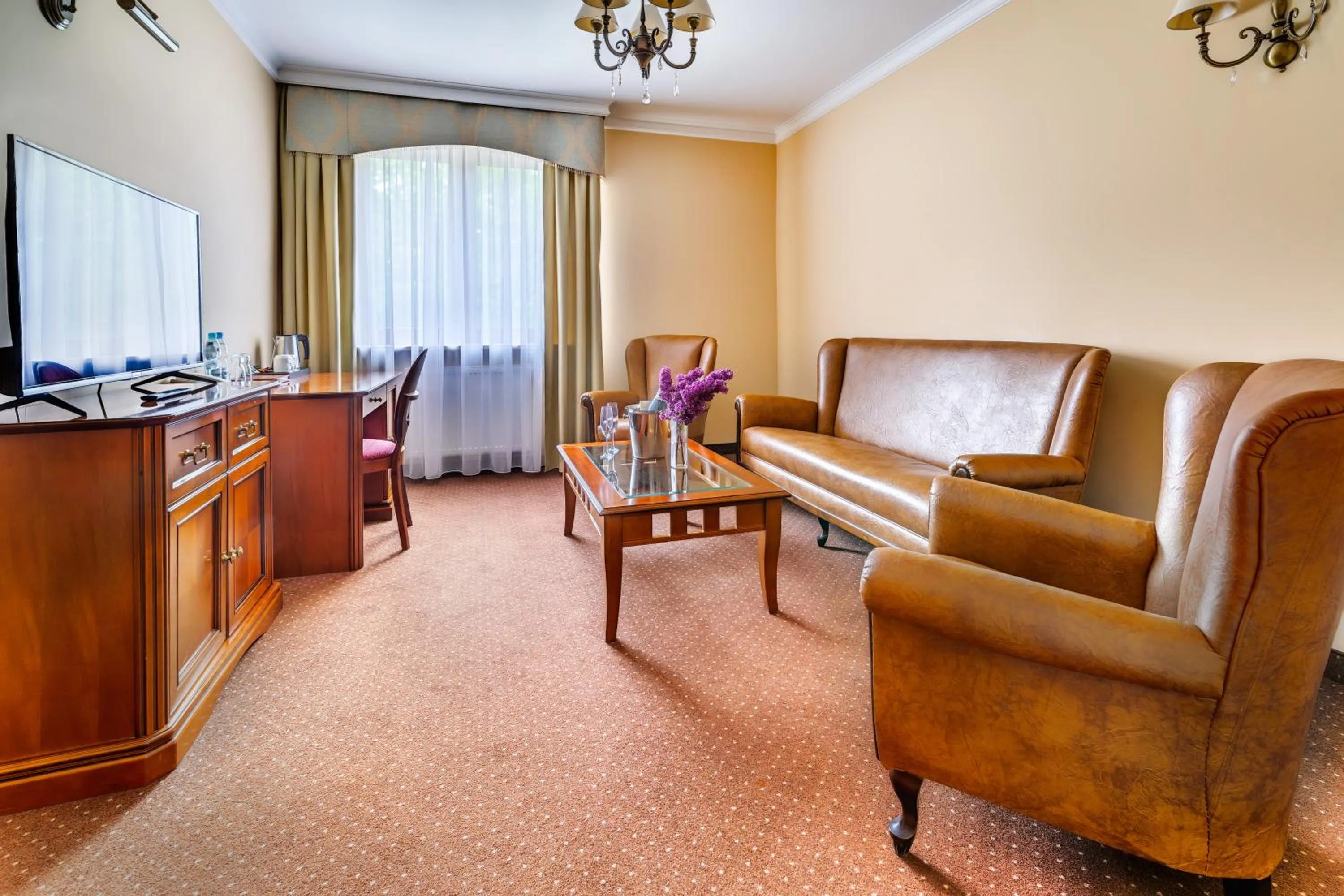 Living room in Hotel Pan Tadeusz