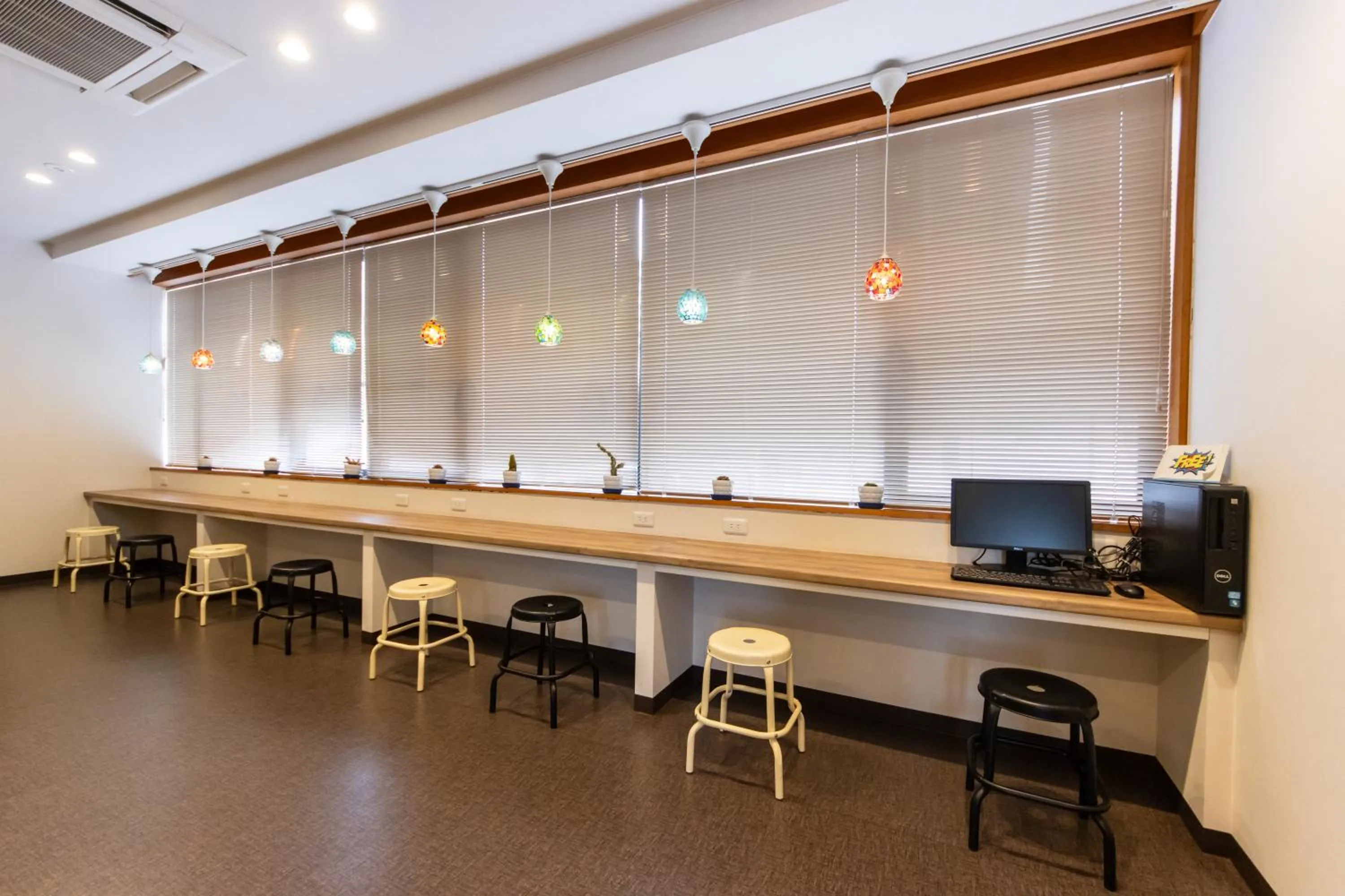 Living room in Mezame Hostel