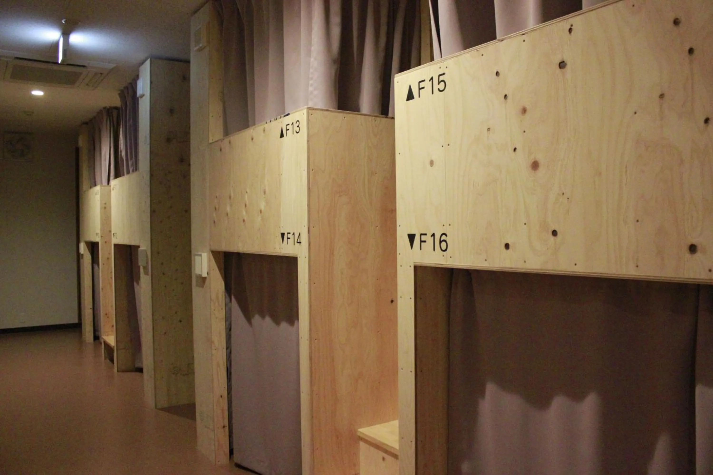 bunk bed in Mezame Hostel