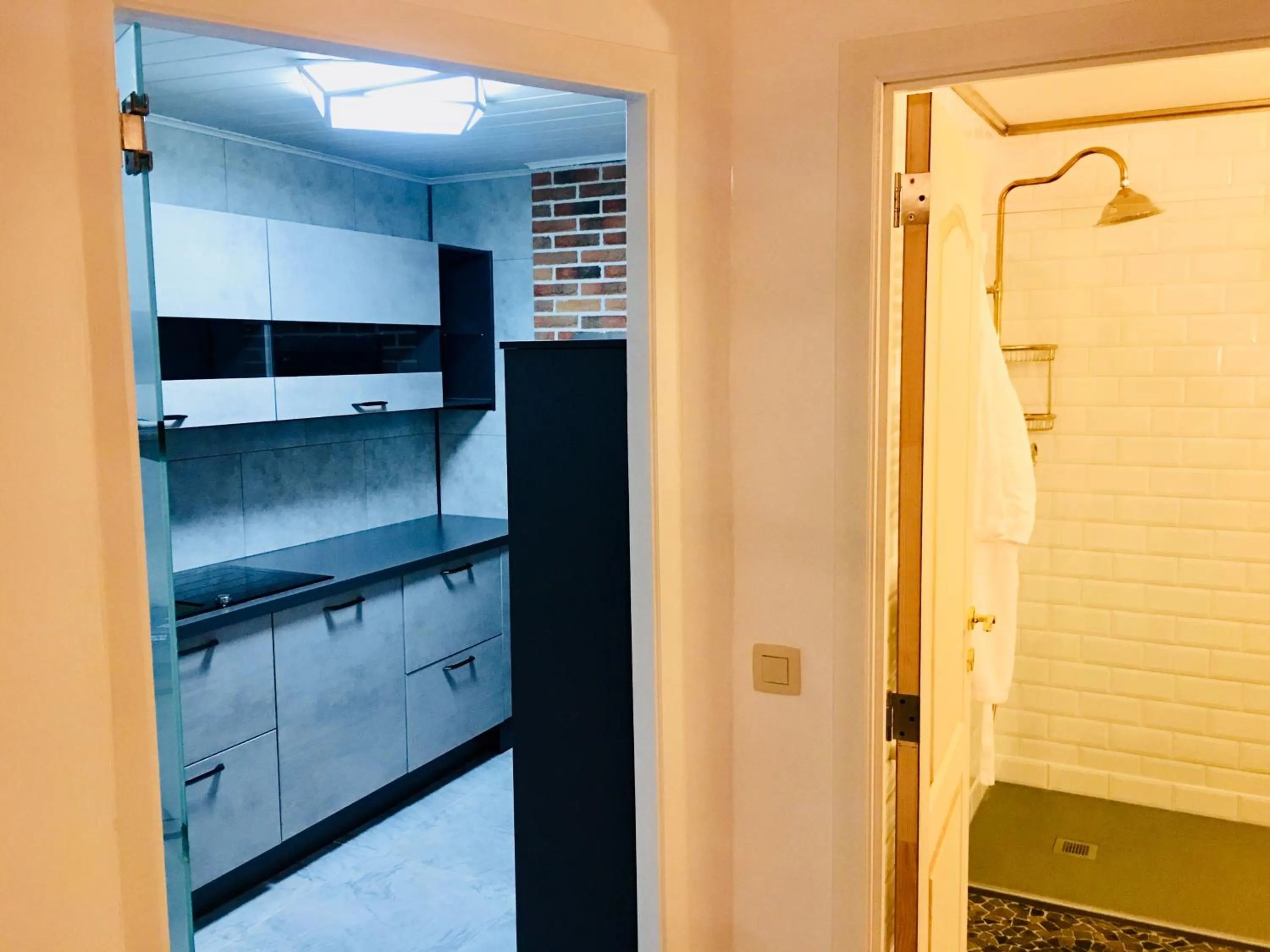 Kitchen or kitchenette in Koetshuis Bosdam