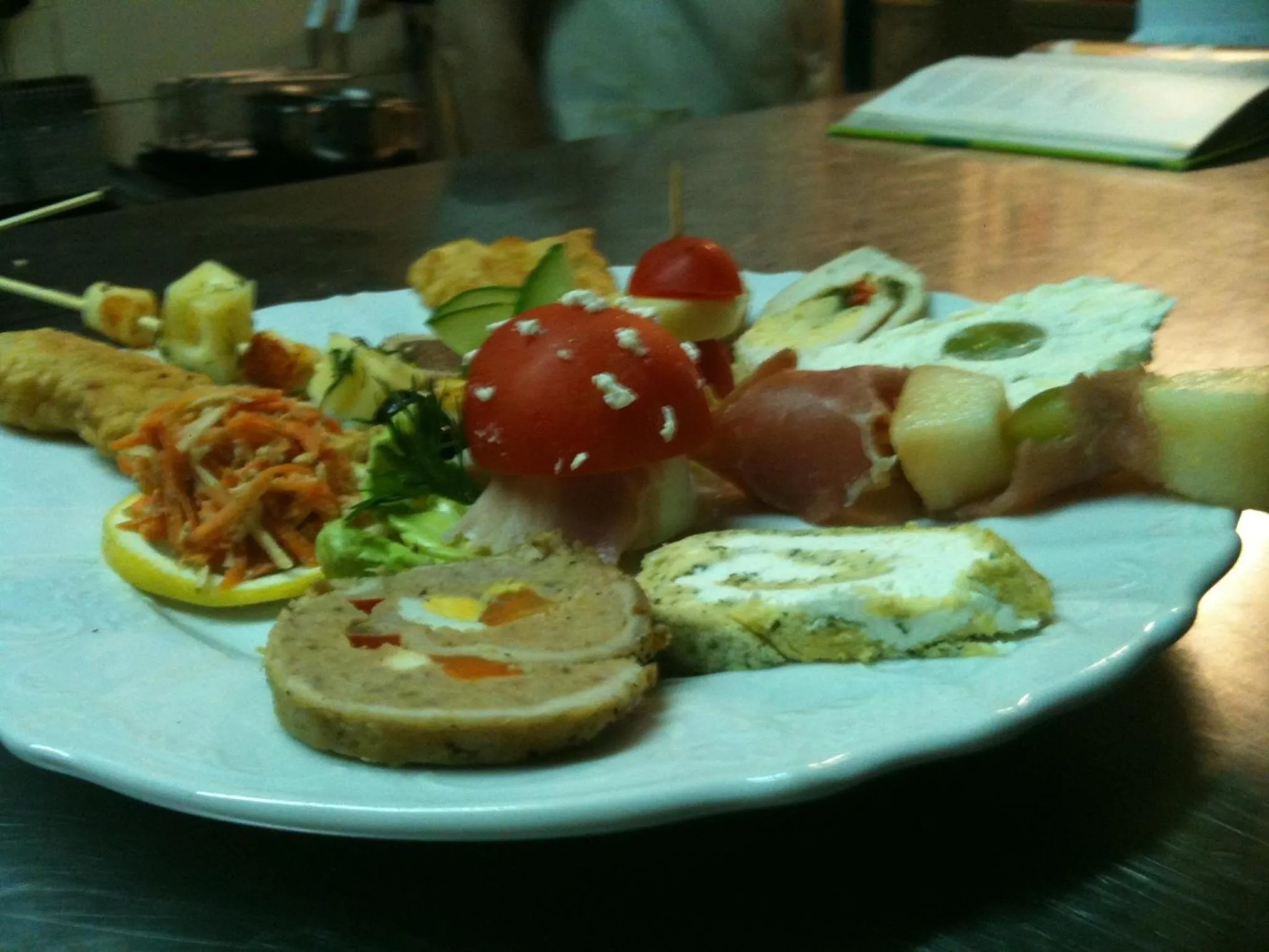 Food close-up in Hotel Royal