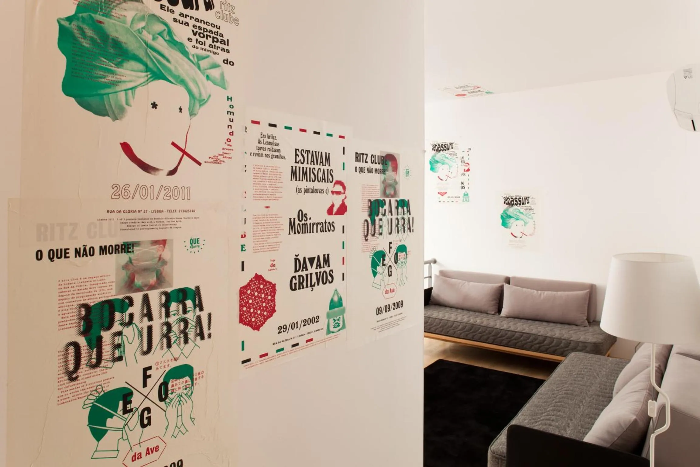 Living room in The Lisbonaire Apartments