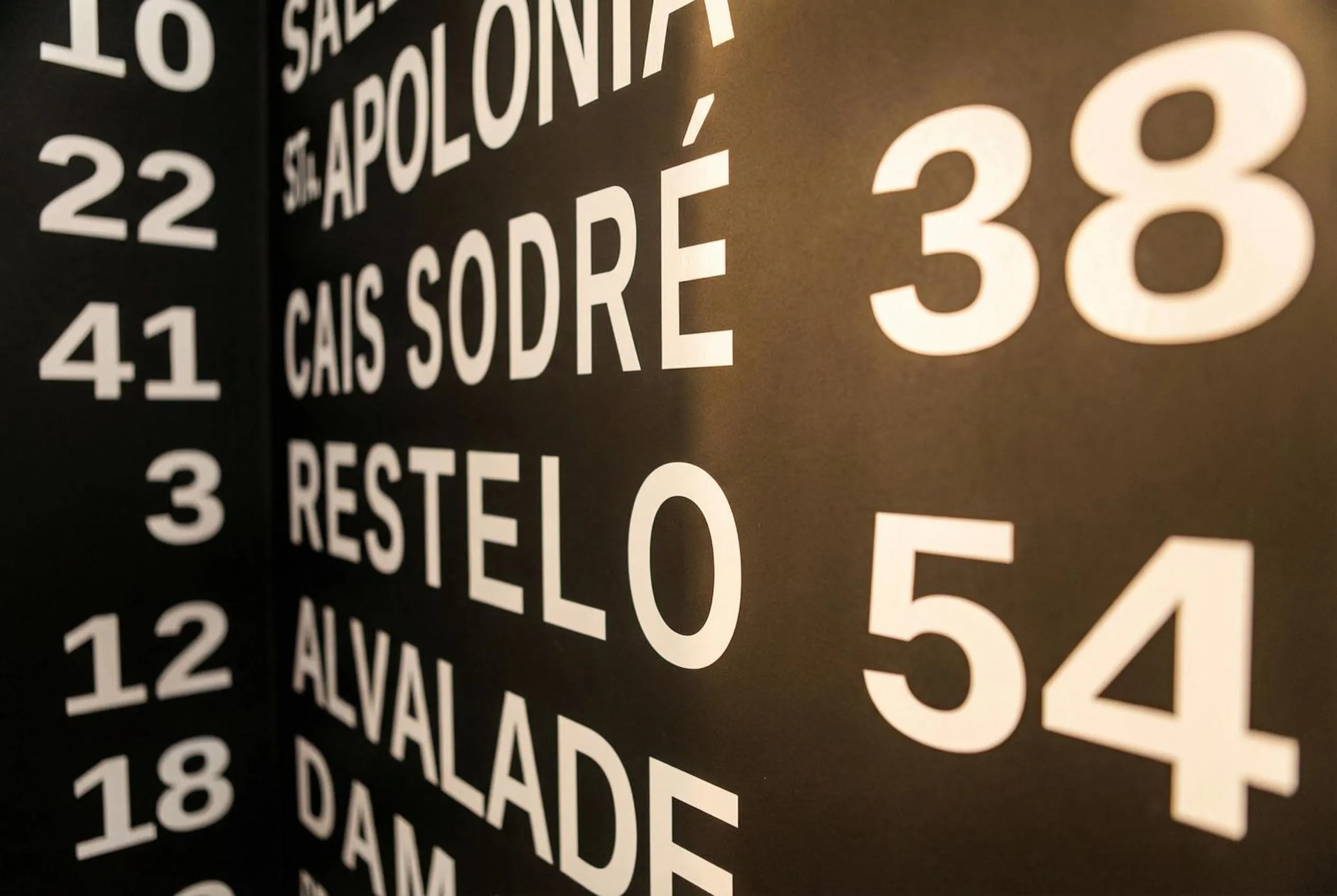 Decorative detail in The Lisbonaire Apartments