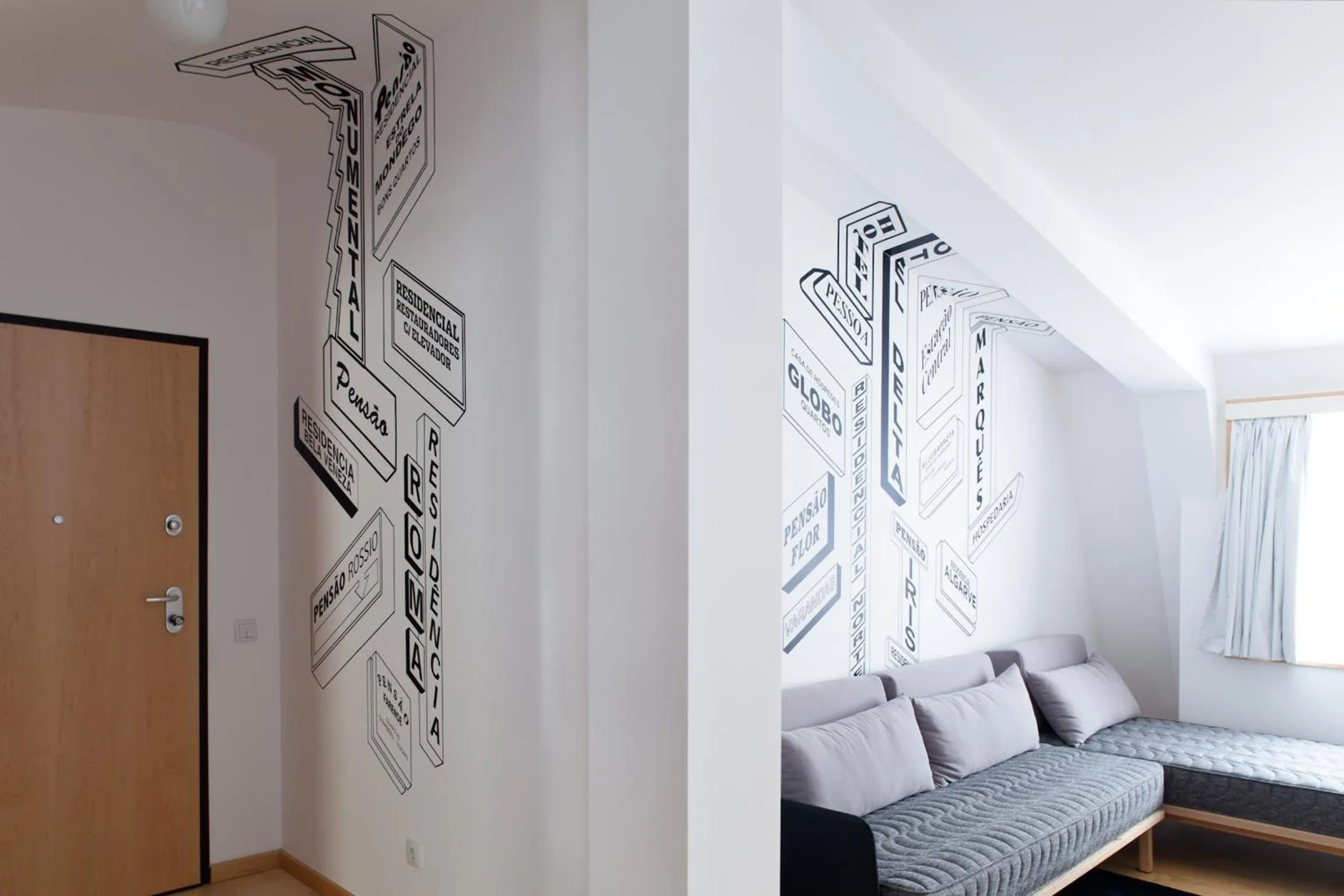 Living room in The Lisbonaire Apartments