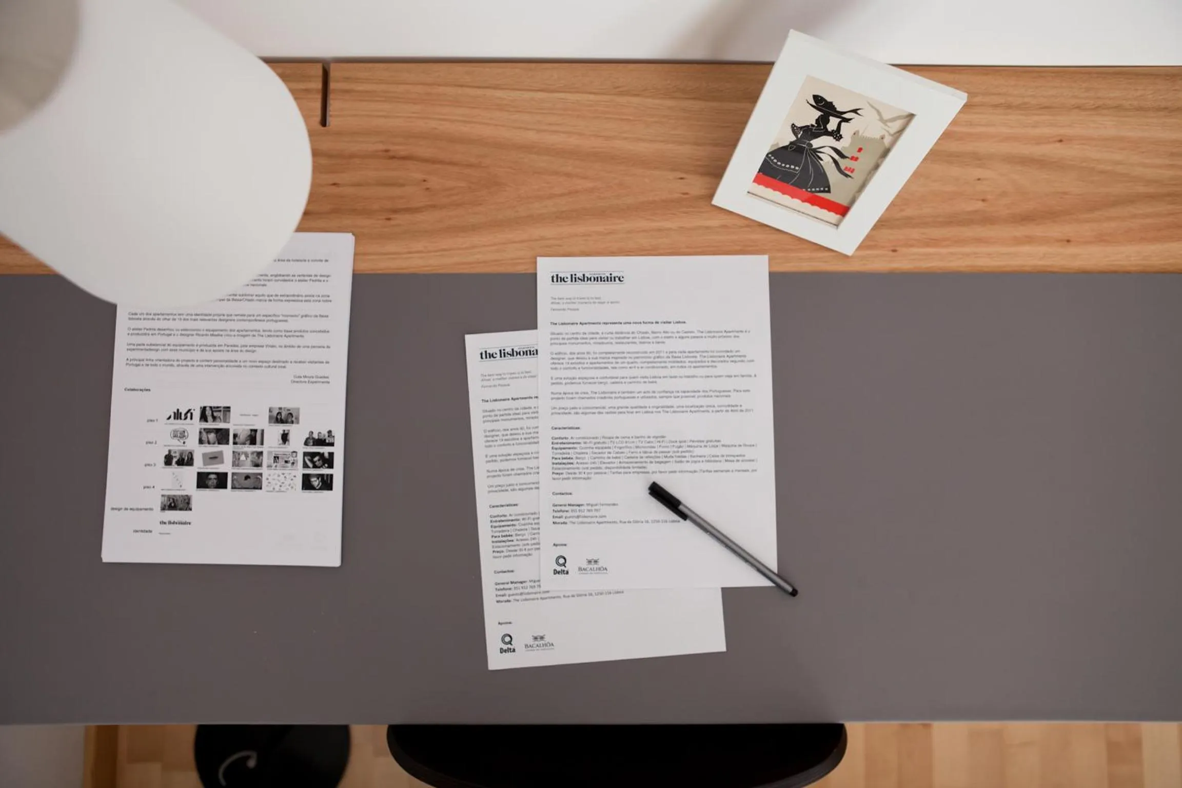 Seating area in The Lisbonaire Apartments