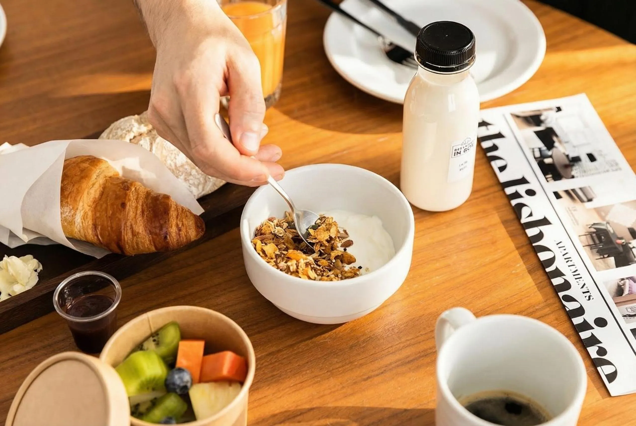 Food and drinks in The Lisbonaire Apartments