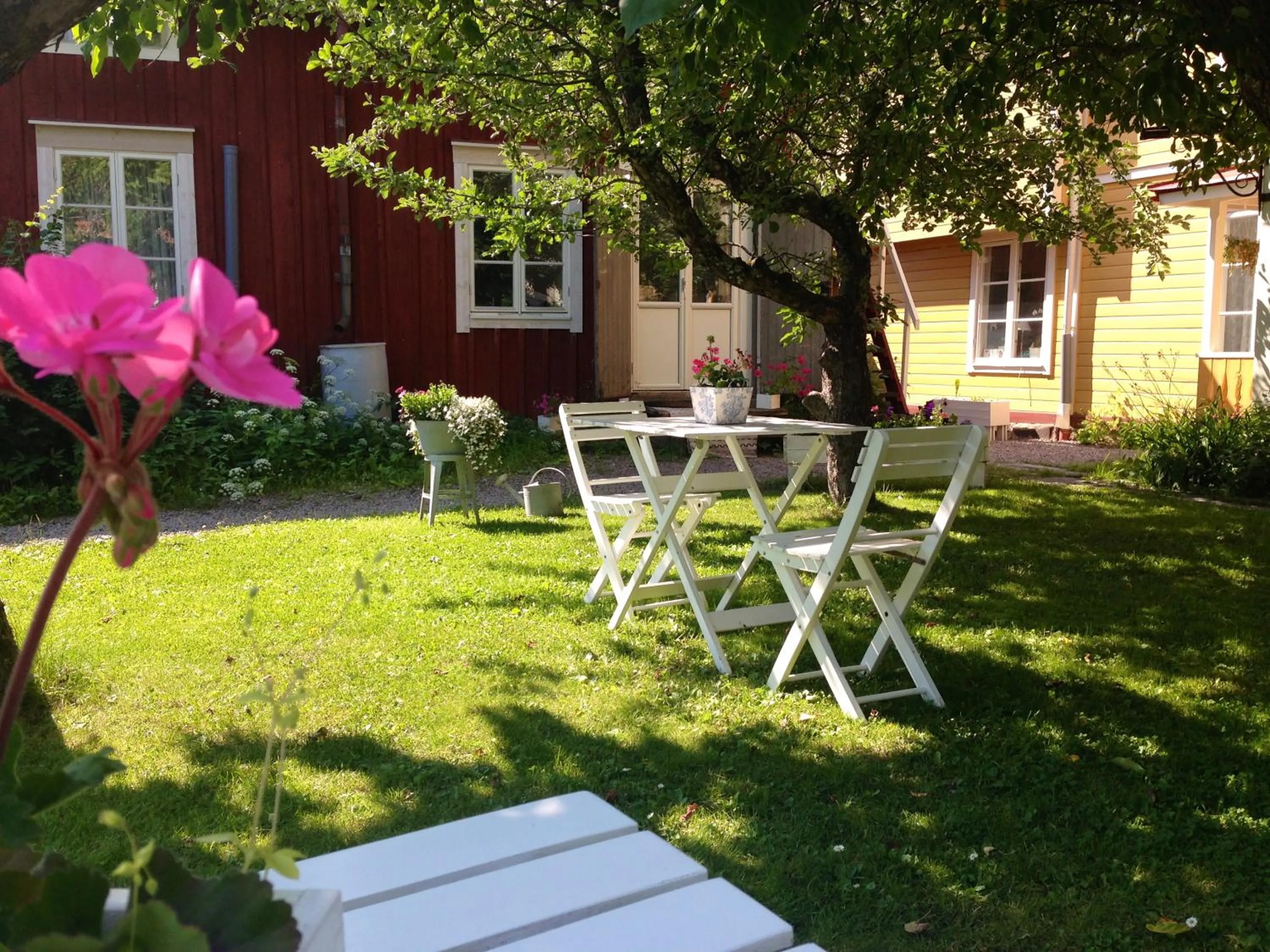 Patio in Johanssons Gårdshotell i Roslagen