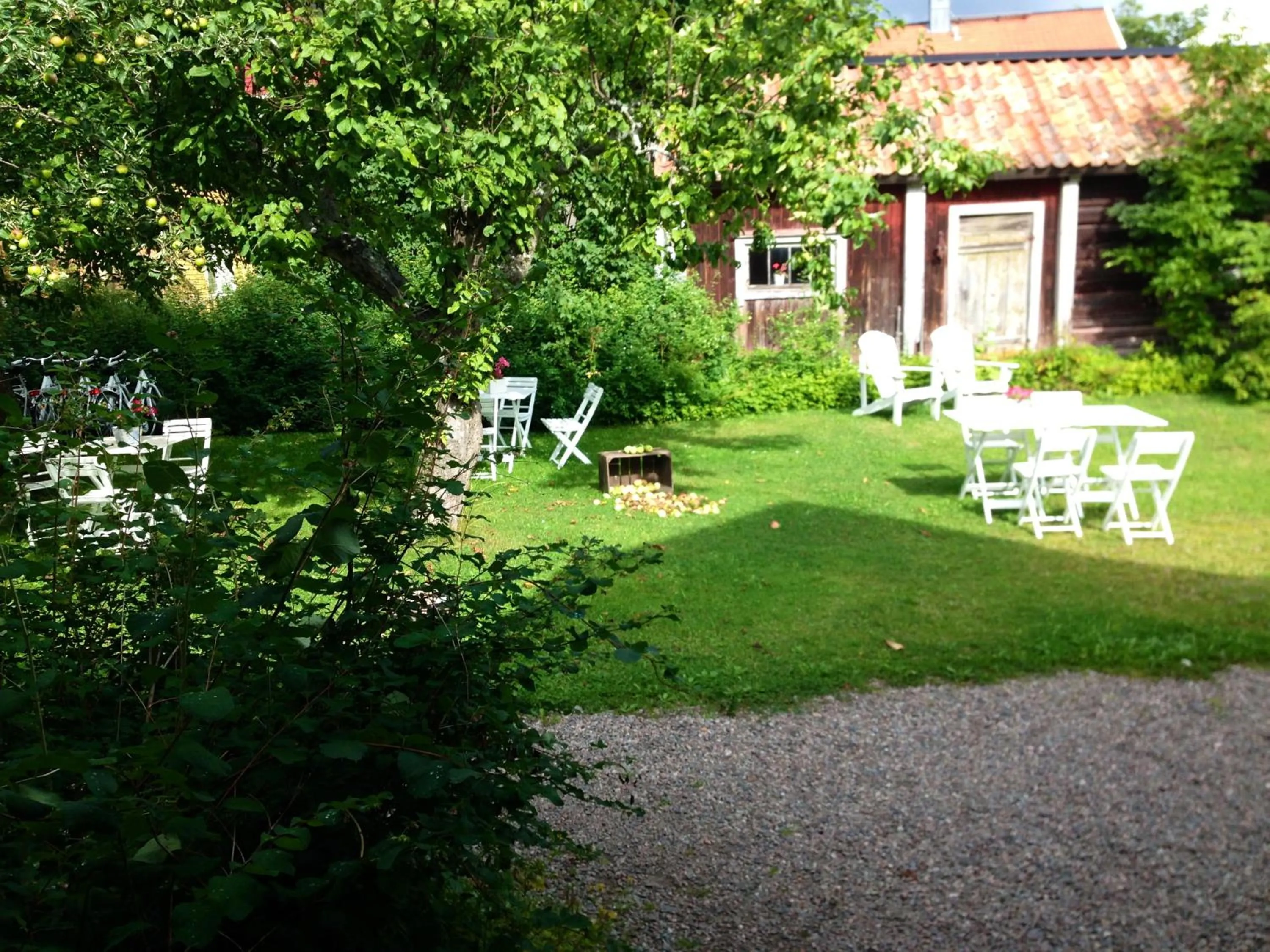 Patio in Johanssons Gårdshotell i Roslagen